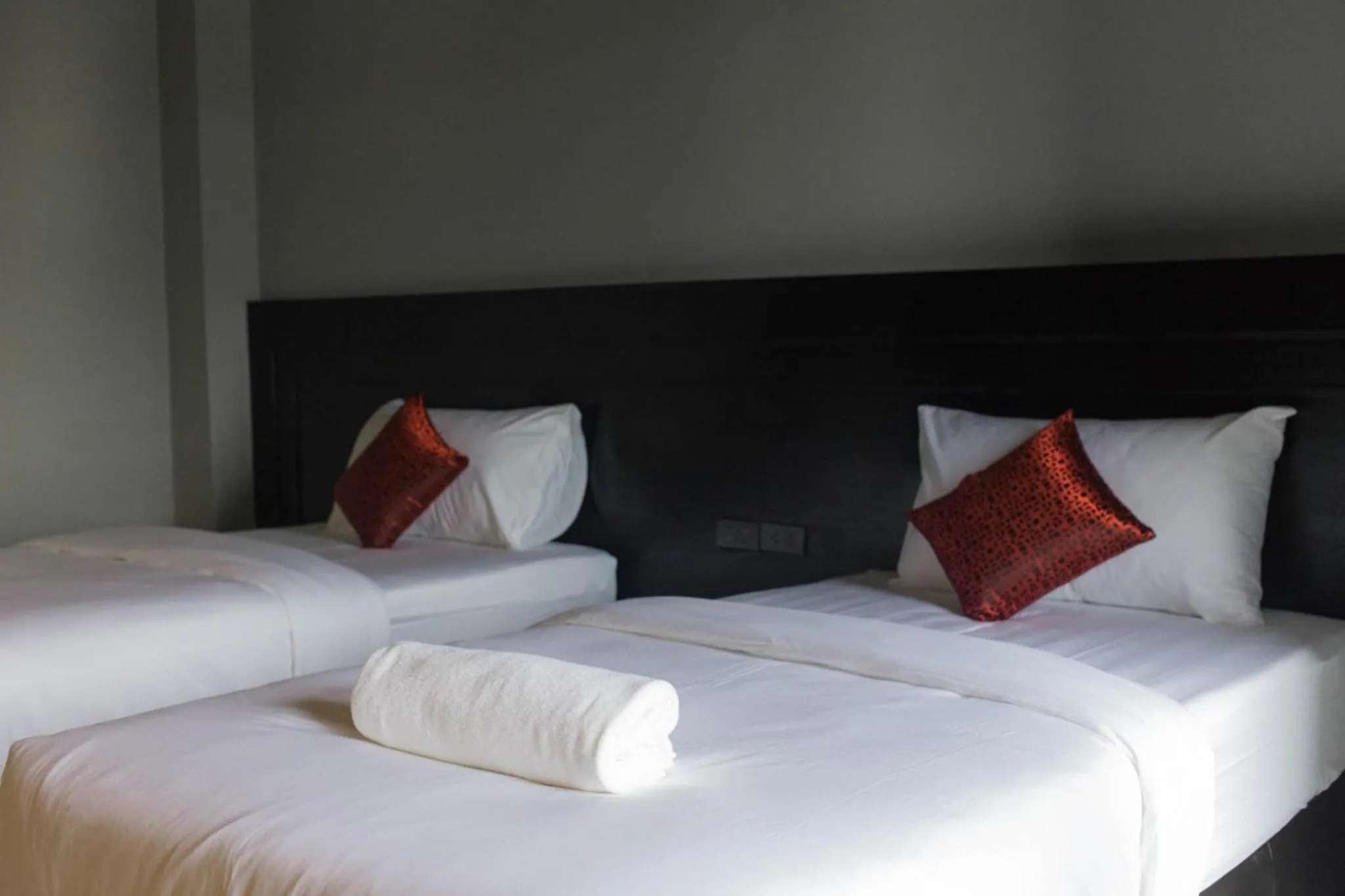 Bed in B-Black Hotel Chonburi
