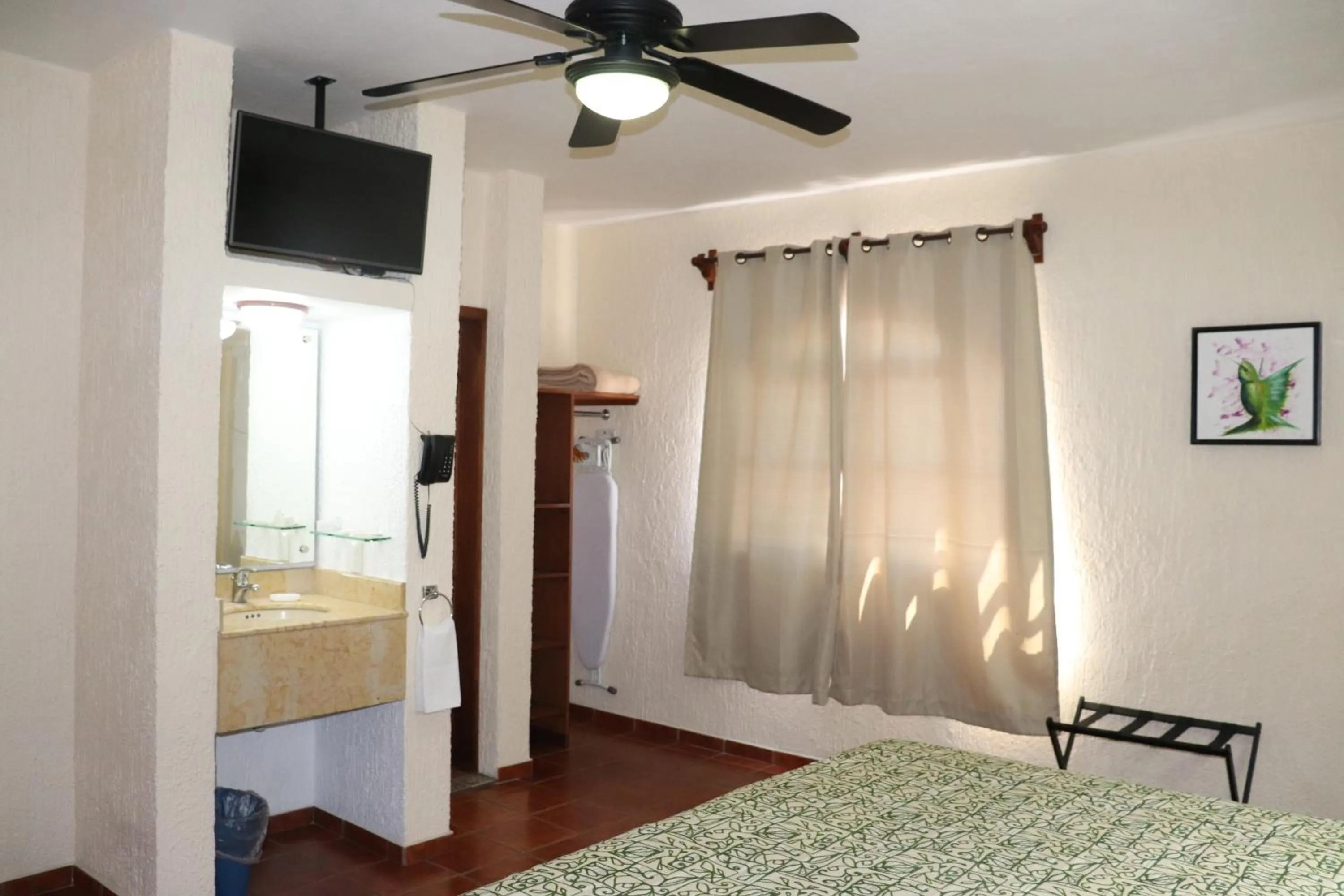 Bed in HOTEL CASA DE LAS PALOMAS