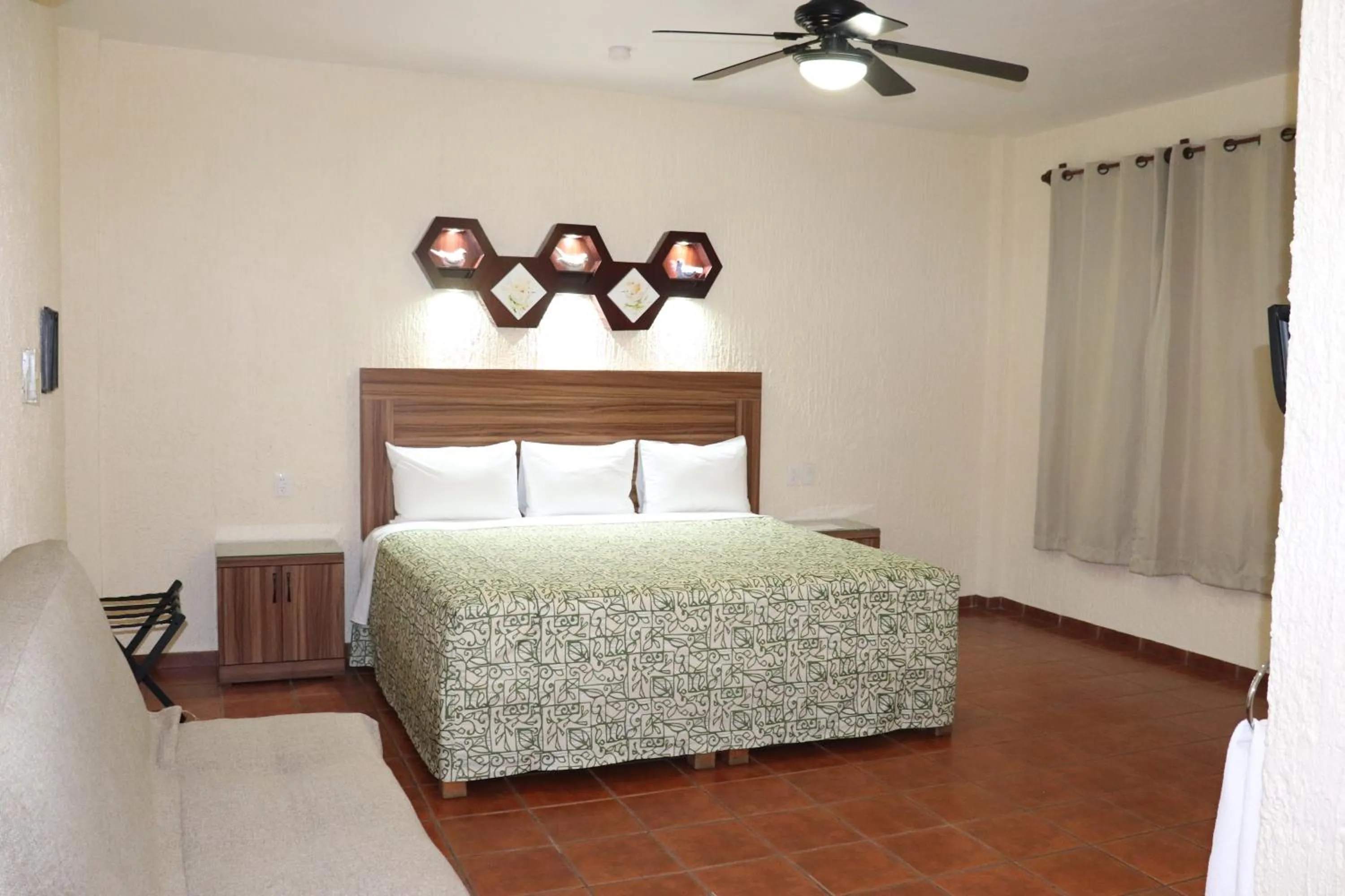 Bed in HOTEL CASA DE LAS PALOMAS