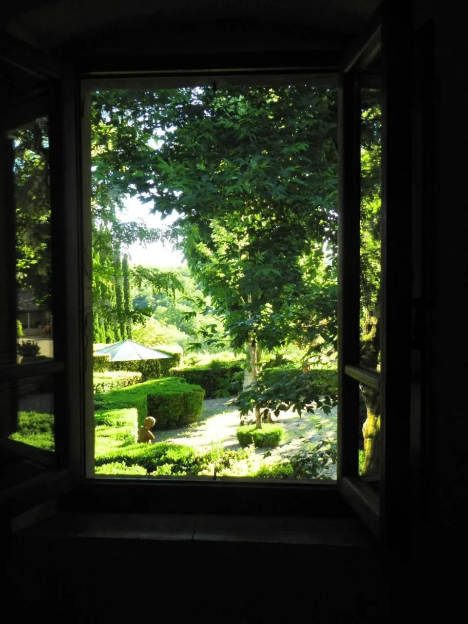 Garden view in Villa Nemora