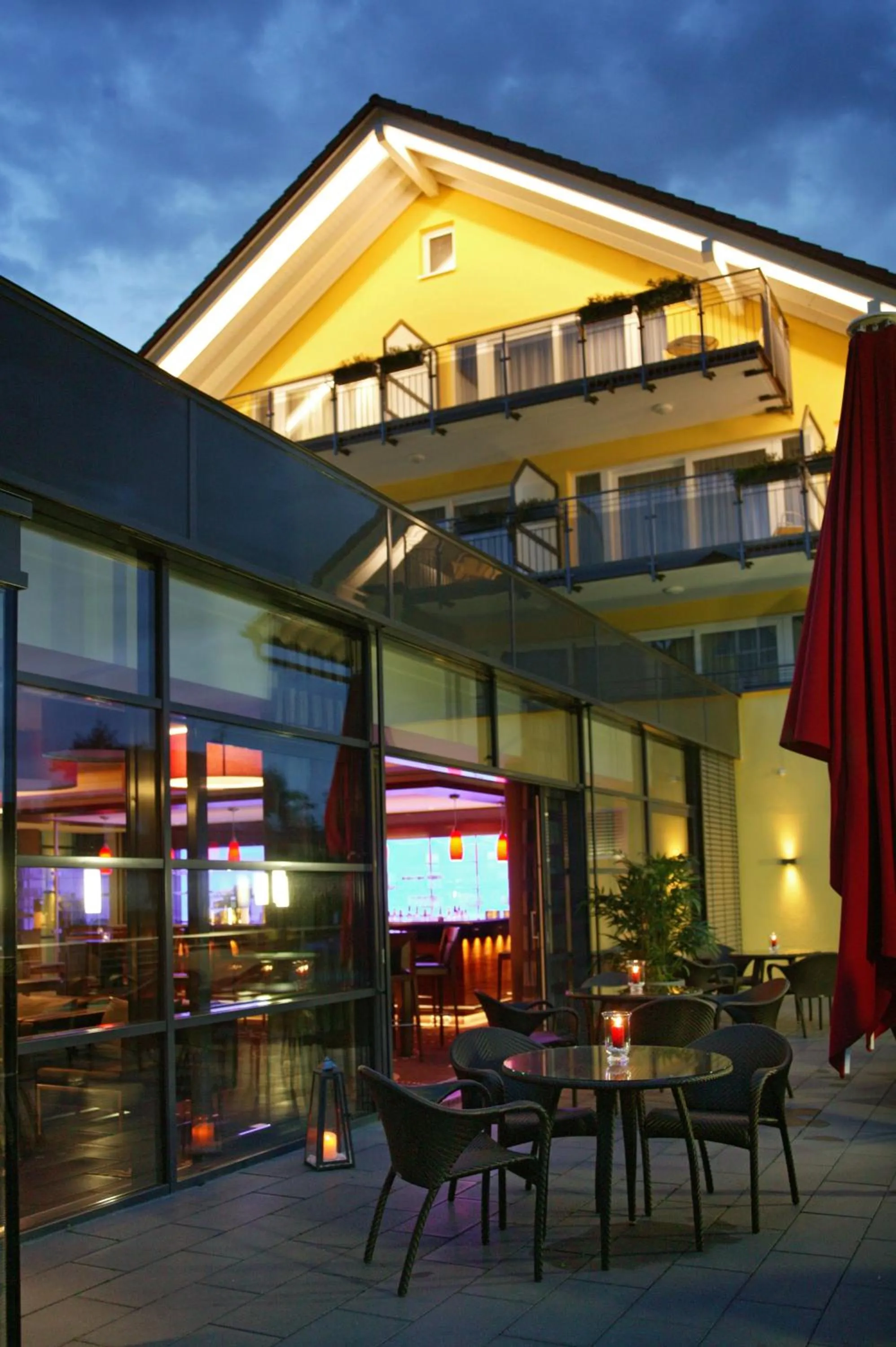 Balcony/Terrace in Hotel Sonne Rudersberg