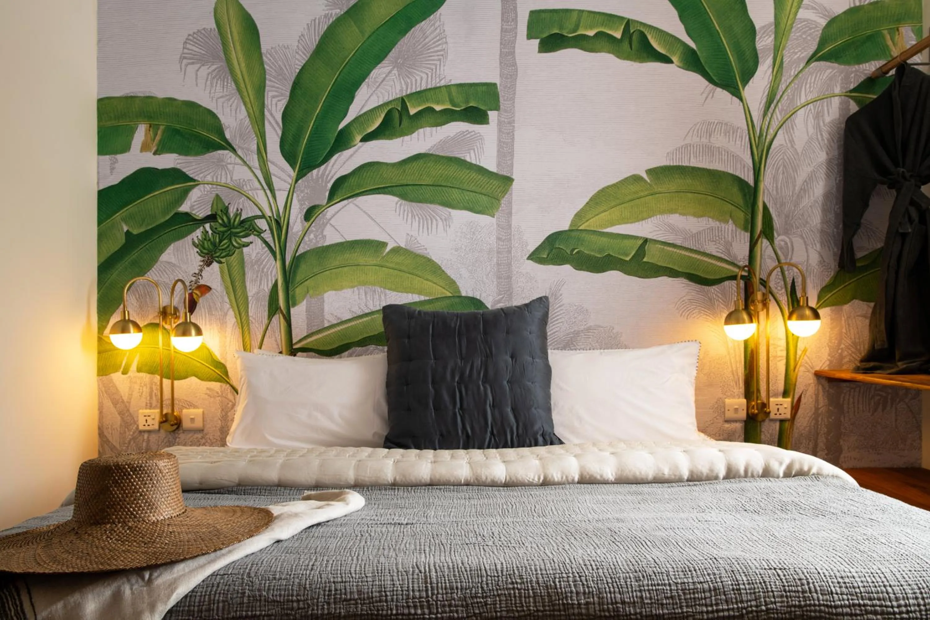 Bed in Upendo House Hotel Zanzibar