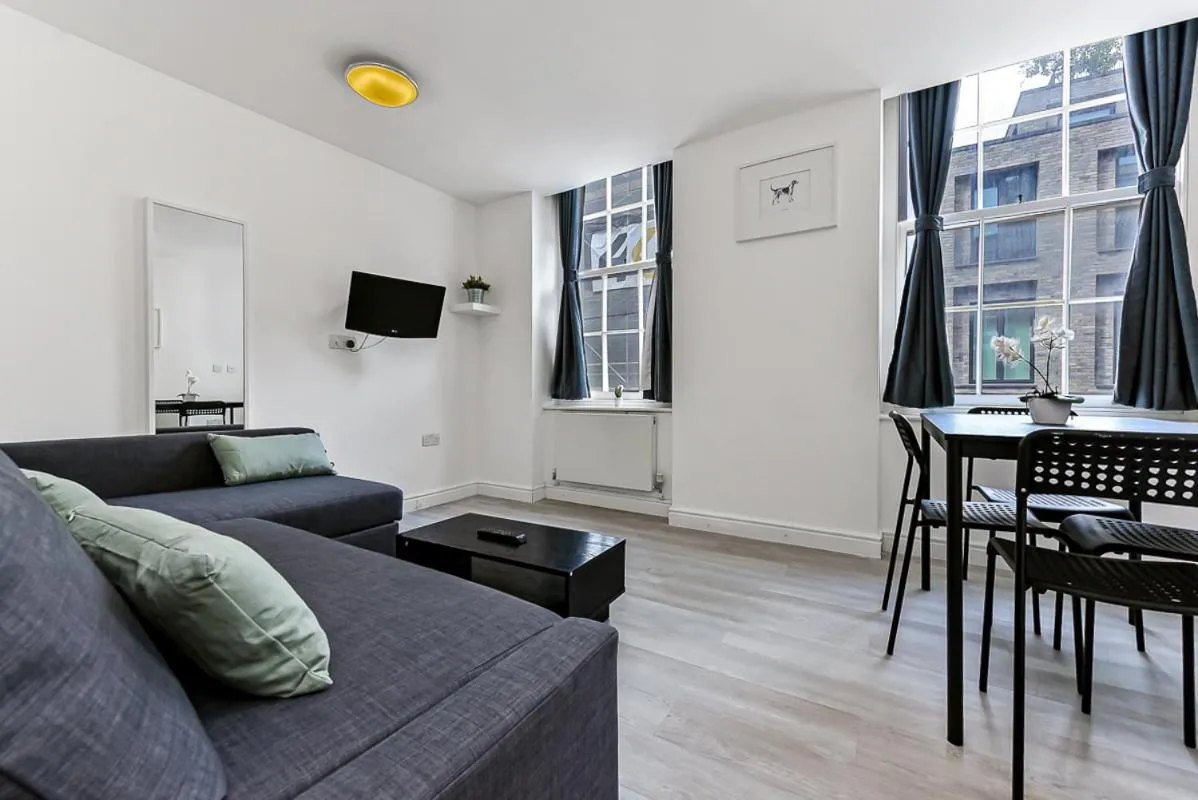 Living room in Charlotte Street Rooms by News Hotel