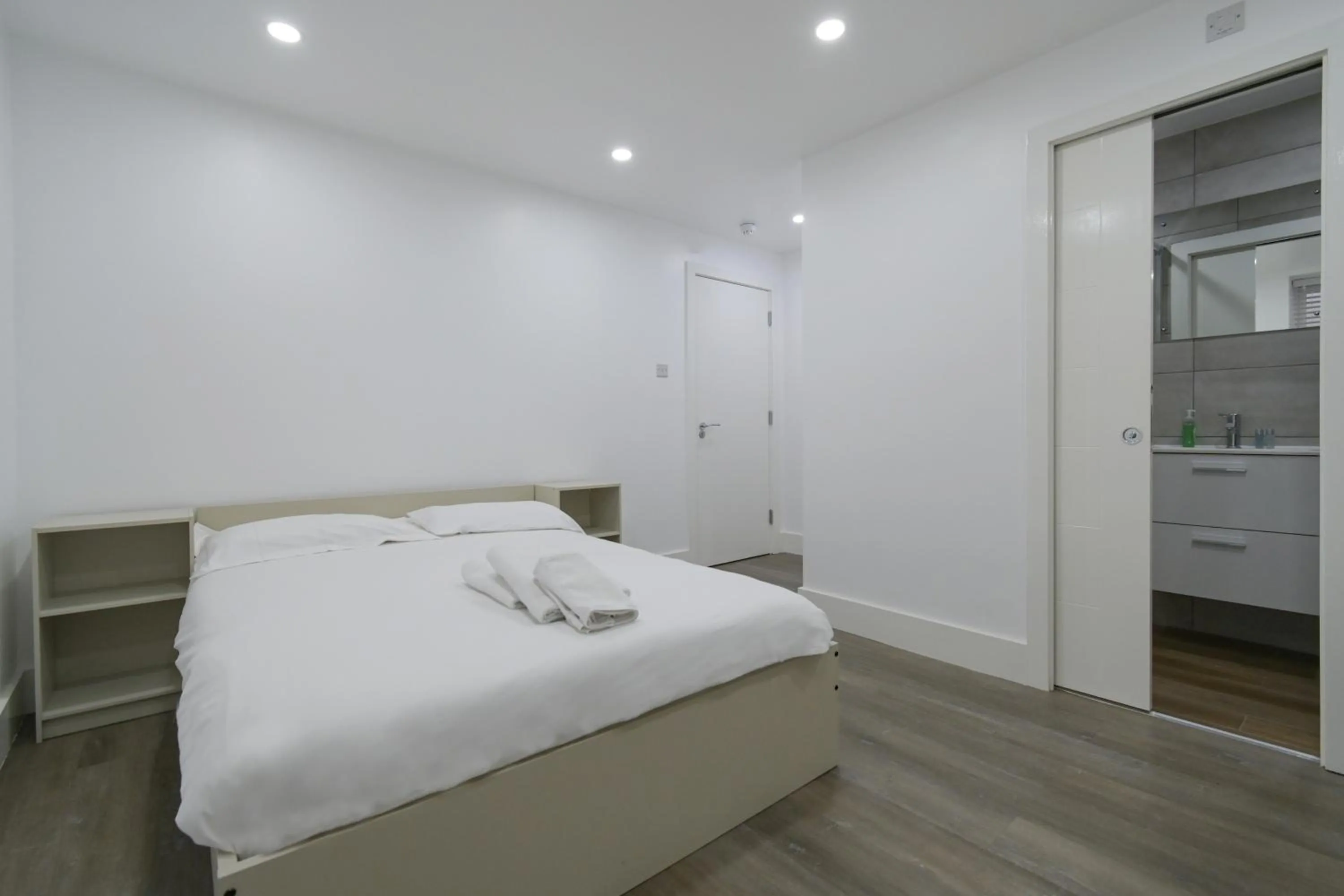 Bed in Charlotte Street Rooms by News Hotel