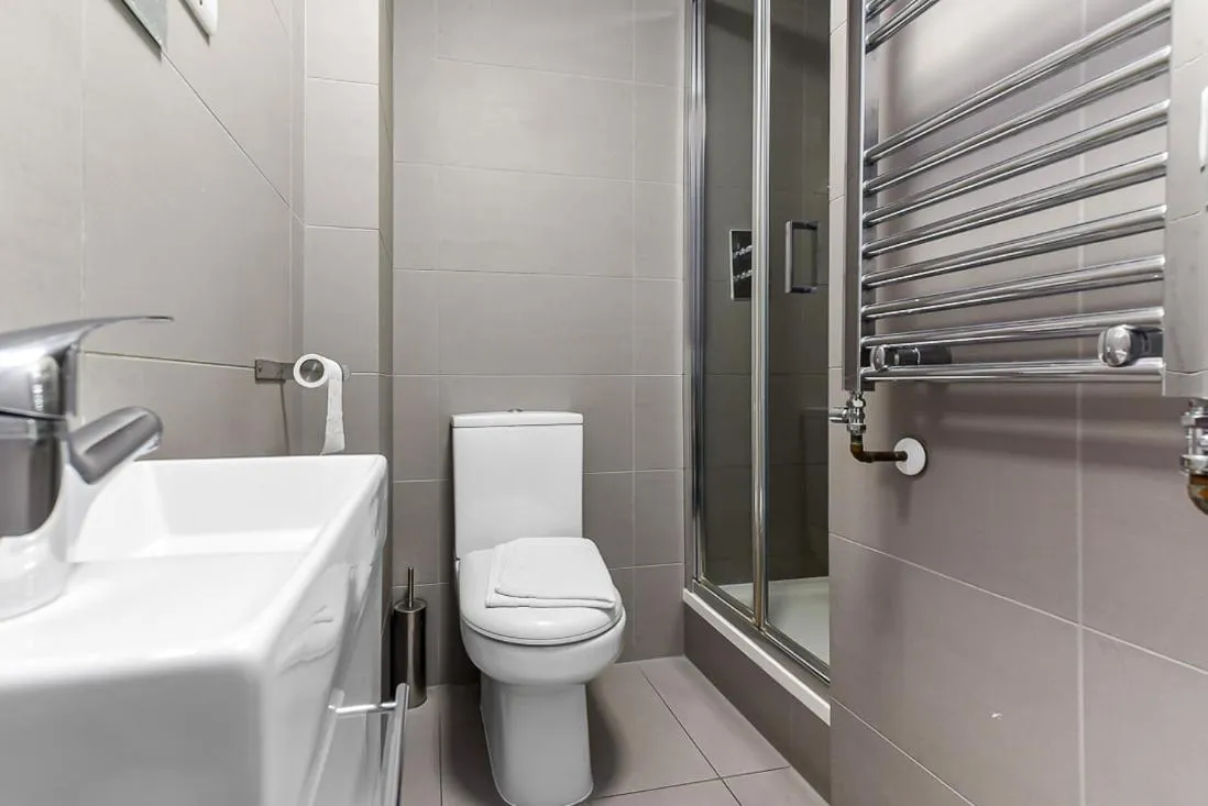 Bathroom in Charlotte Street Rooms by News Hotel