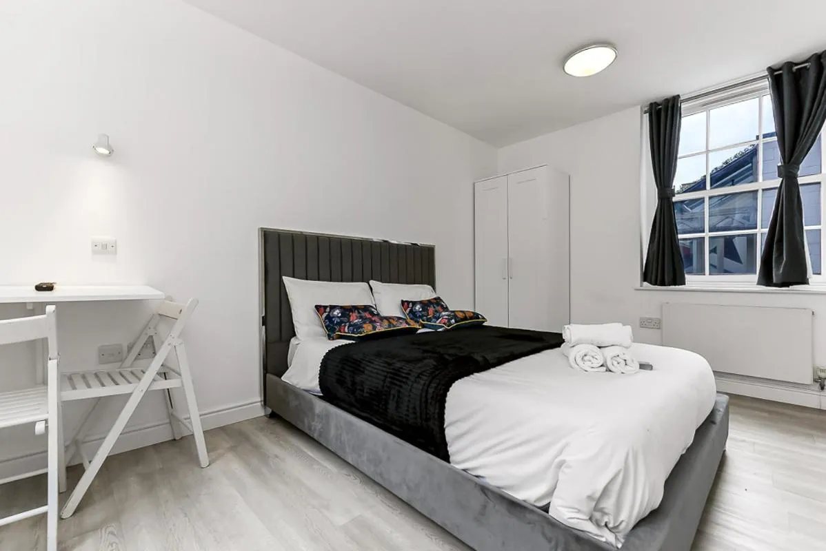 Bed in Charlotte Street Rooms by News Hotel