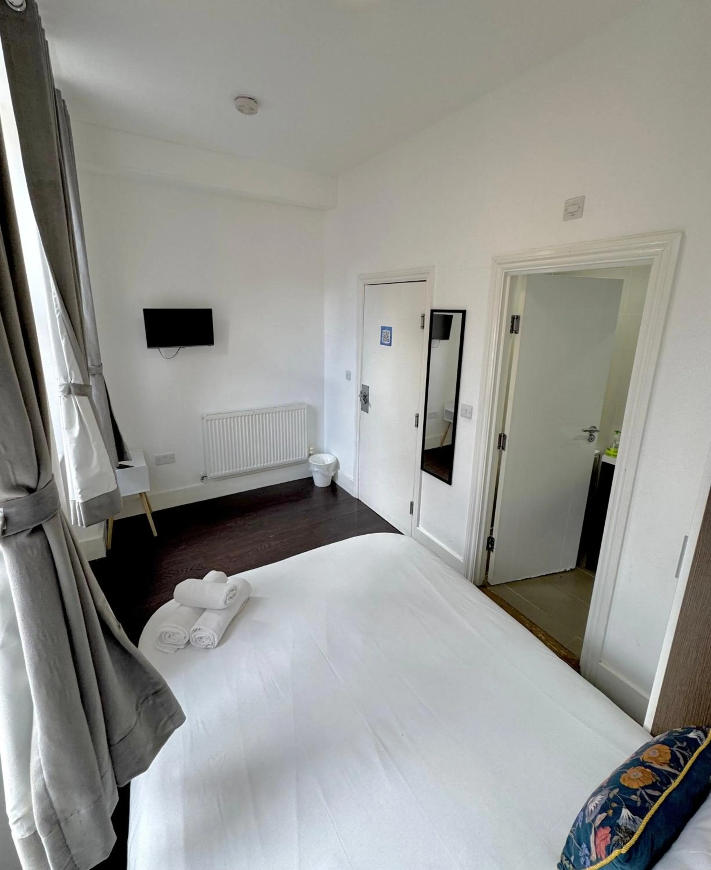 Bed in Charlotte Street Rooms by News Hotel