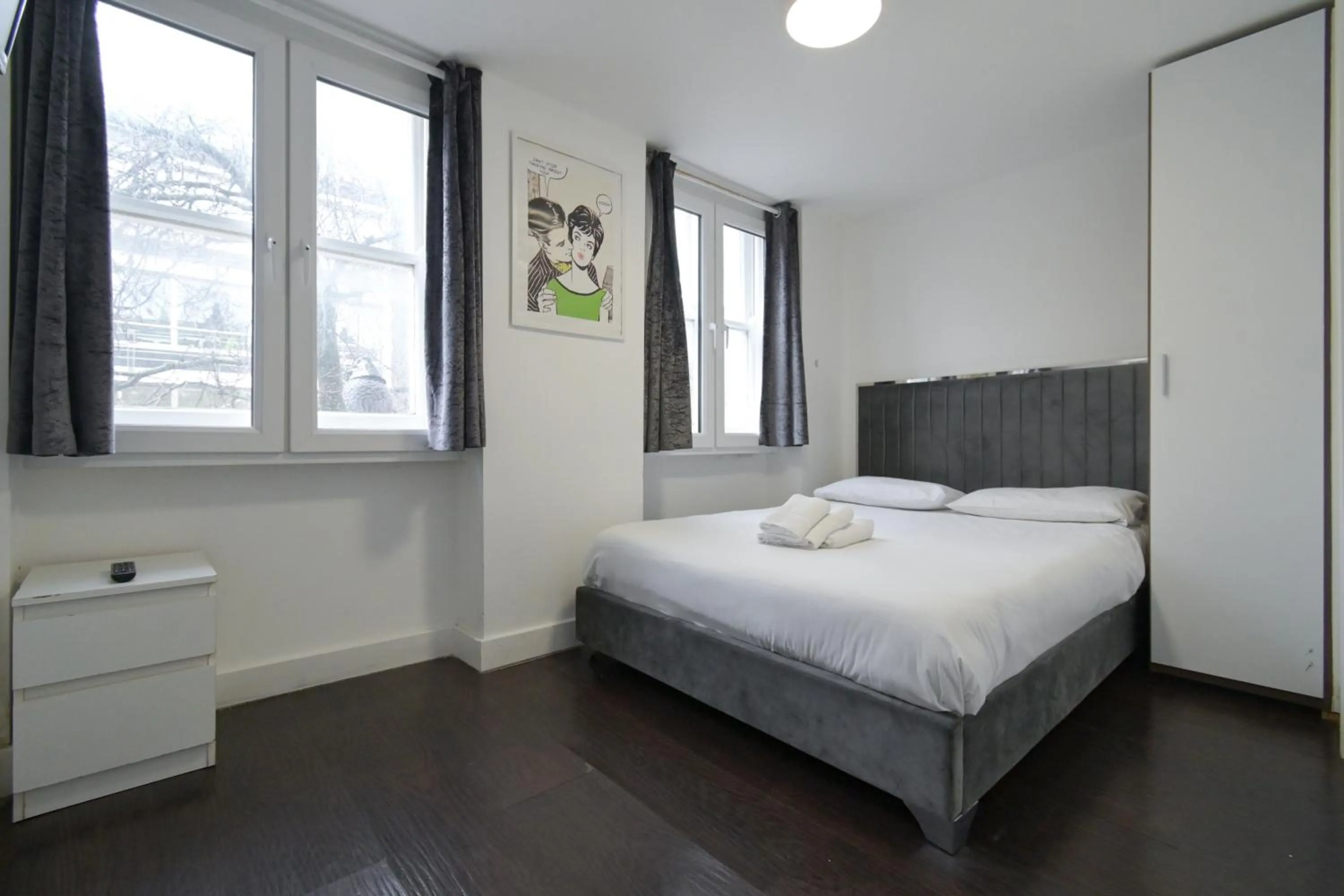 Bed in Charlotte Street Rooms by News Hotel