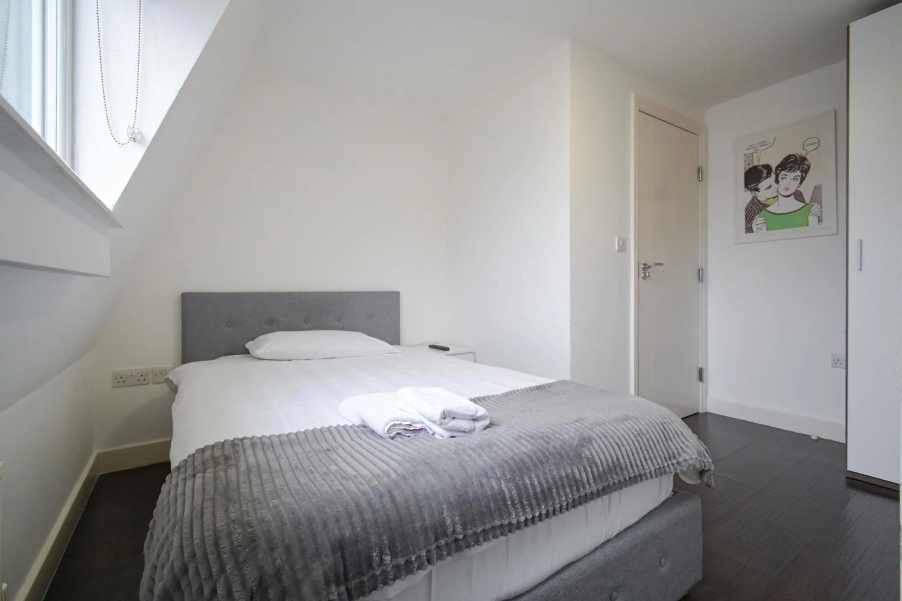 Bed in Charlotte Street Rooms by News Hotel