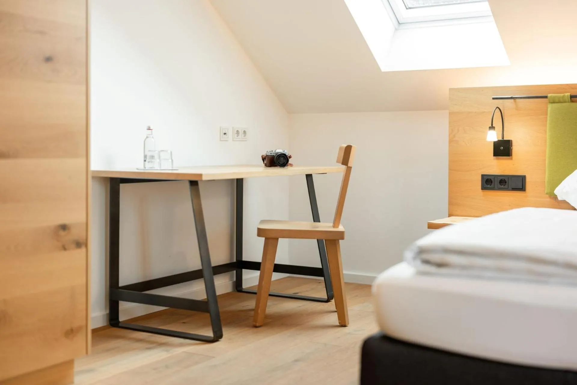 Decorative detail, Bed in Gasthof Krone