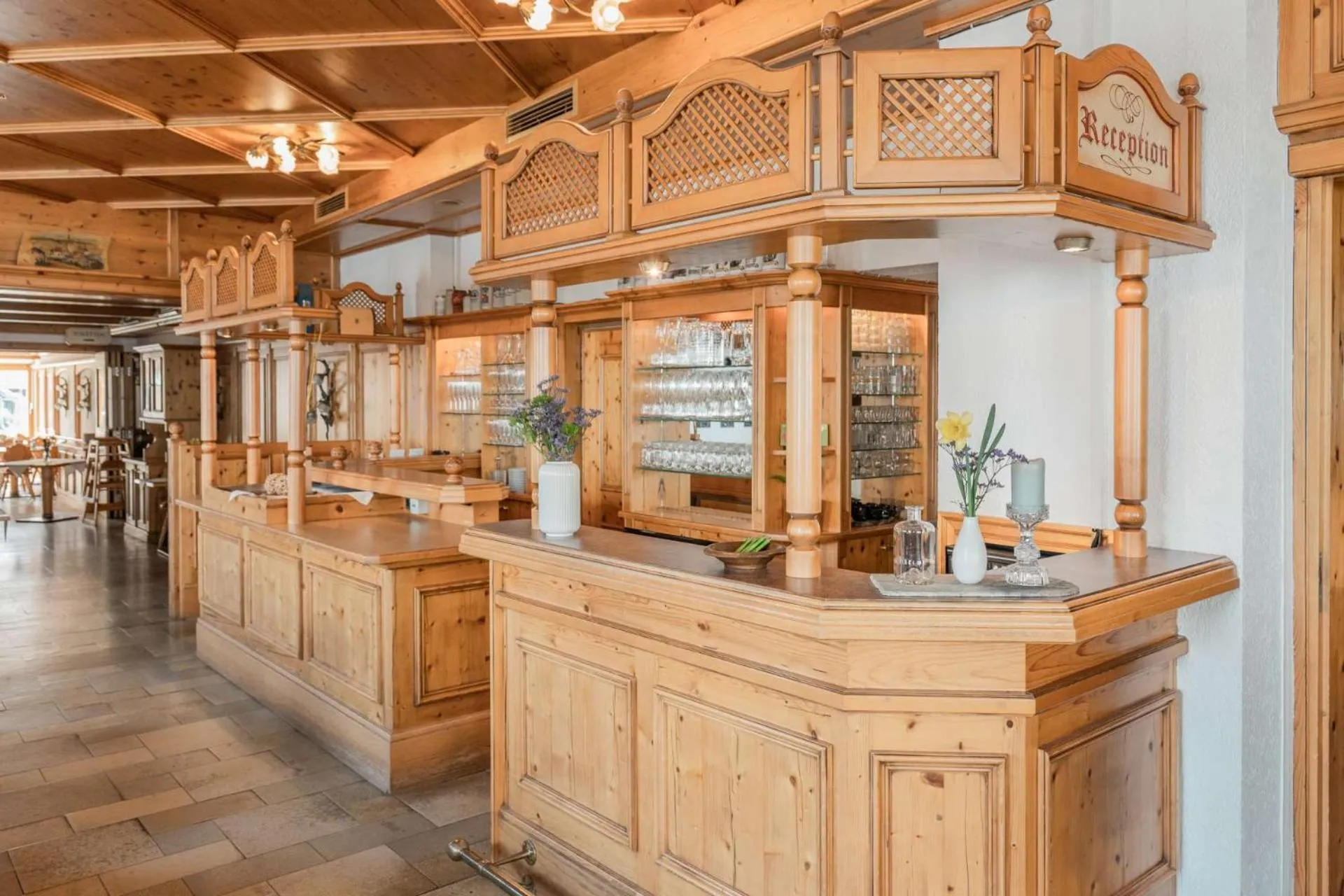 Lobby or reception in Gasthof Krone