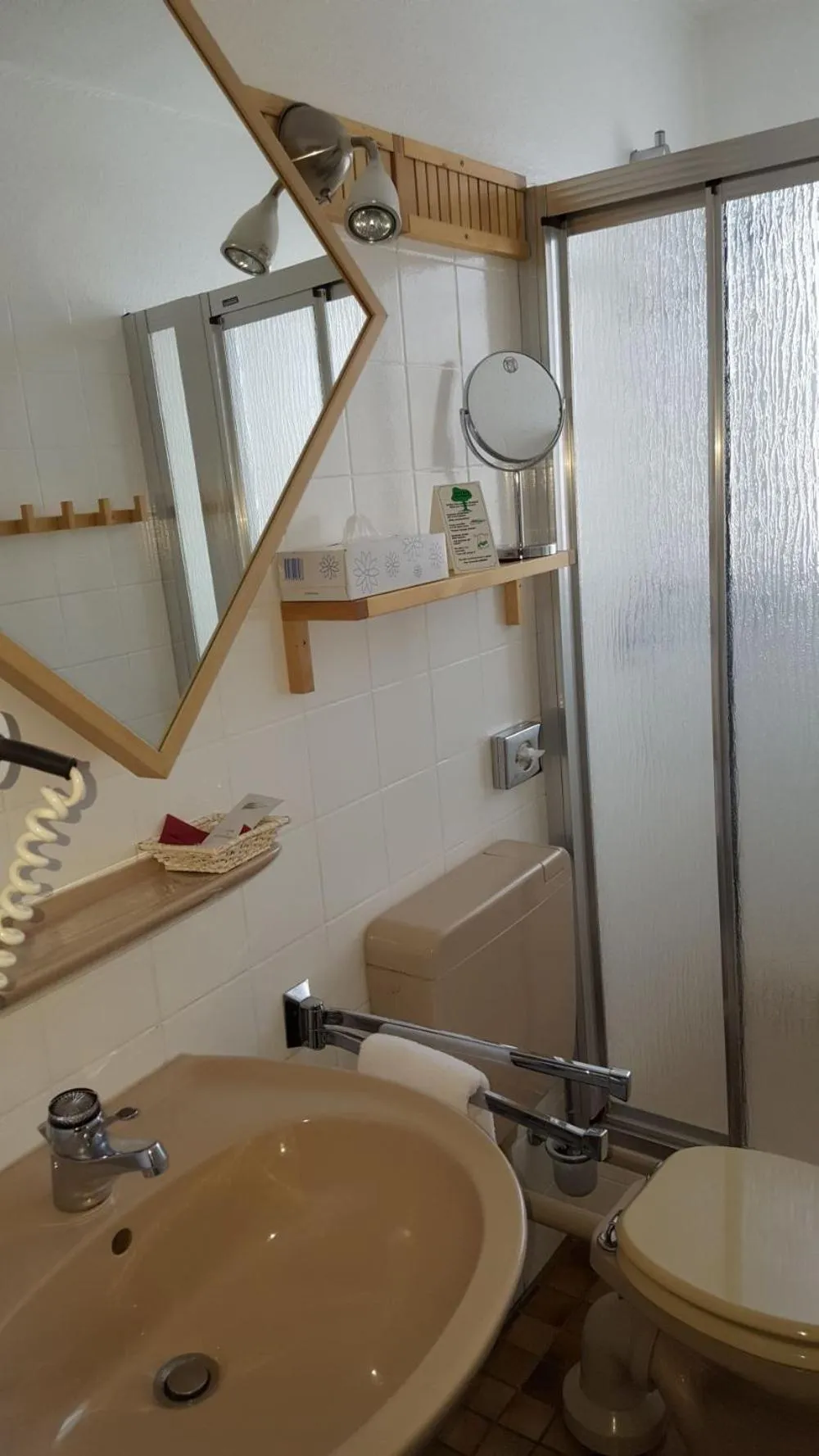 Shower in B SIX Hotel