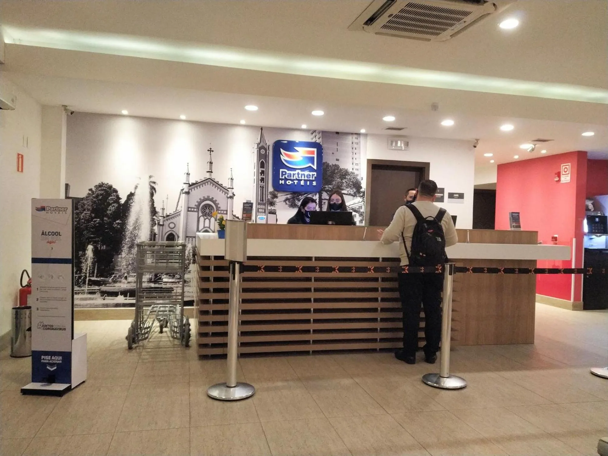 Lobby or reception in Partner Caxias do Sul