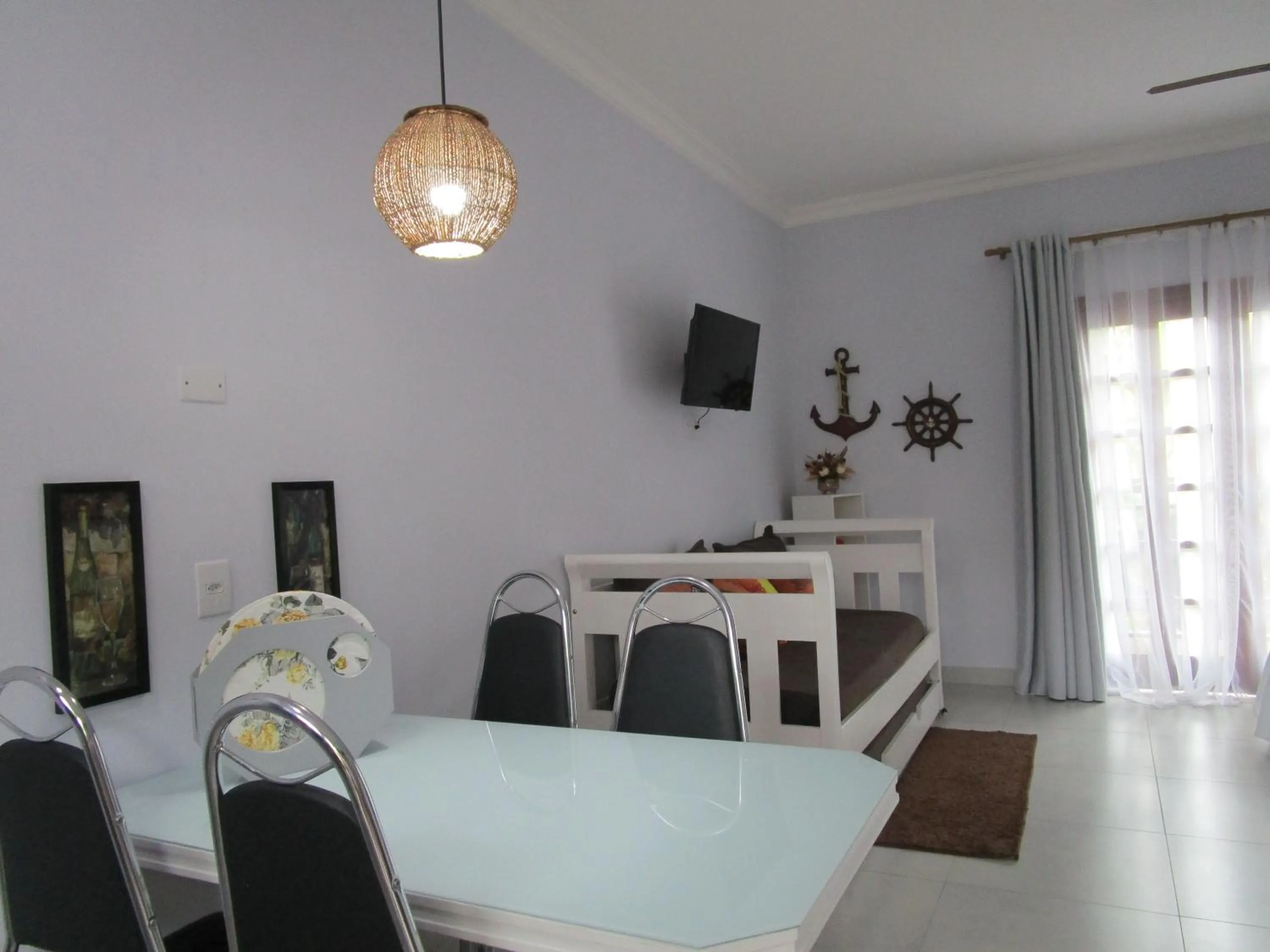 Dining area in Ilha flat Hotel Suíte Swaenen II