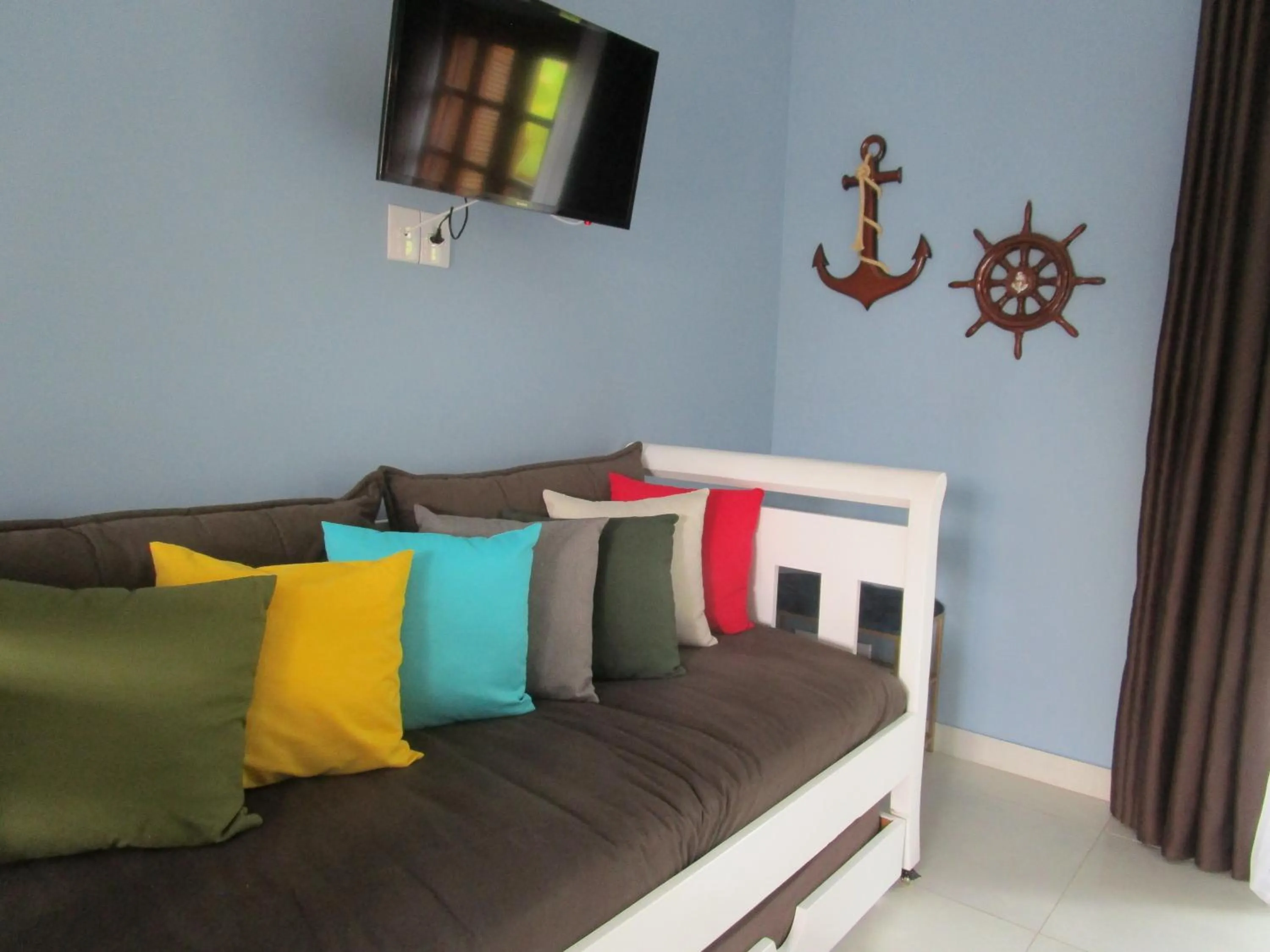 Bedroom in Ilha flat Hotel Suíte Swaenen II