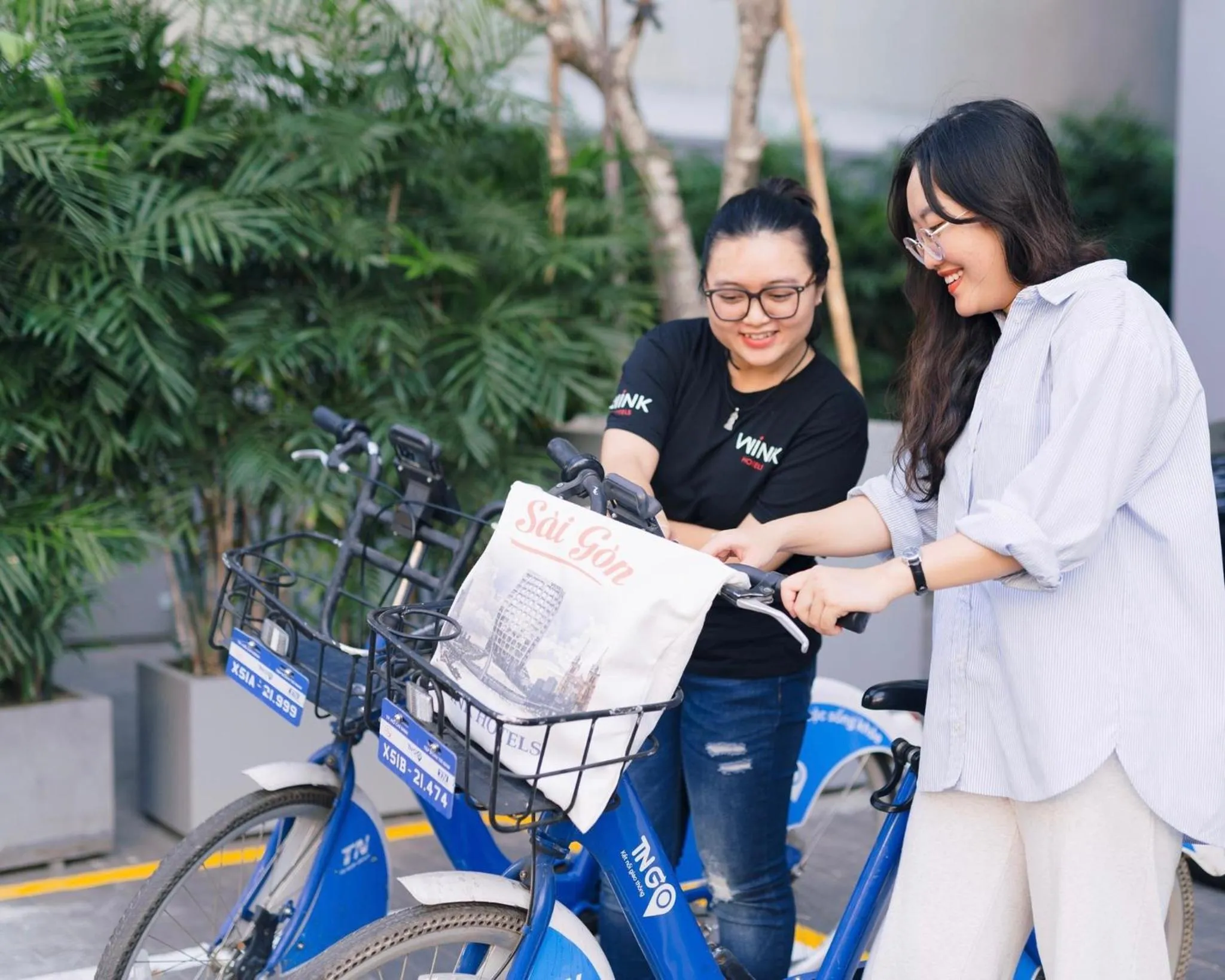 Cycling in Wink Saigon Centre, Unscripted by Hyatt