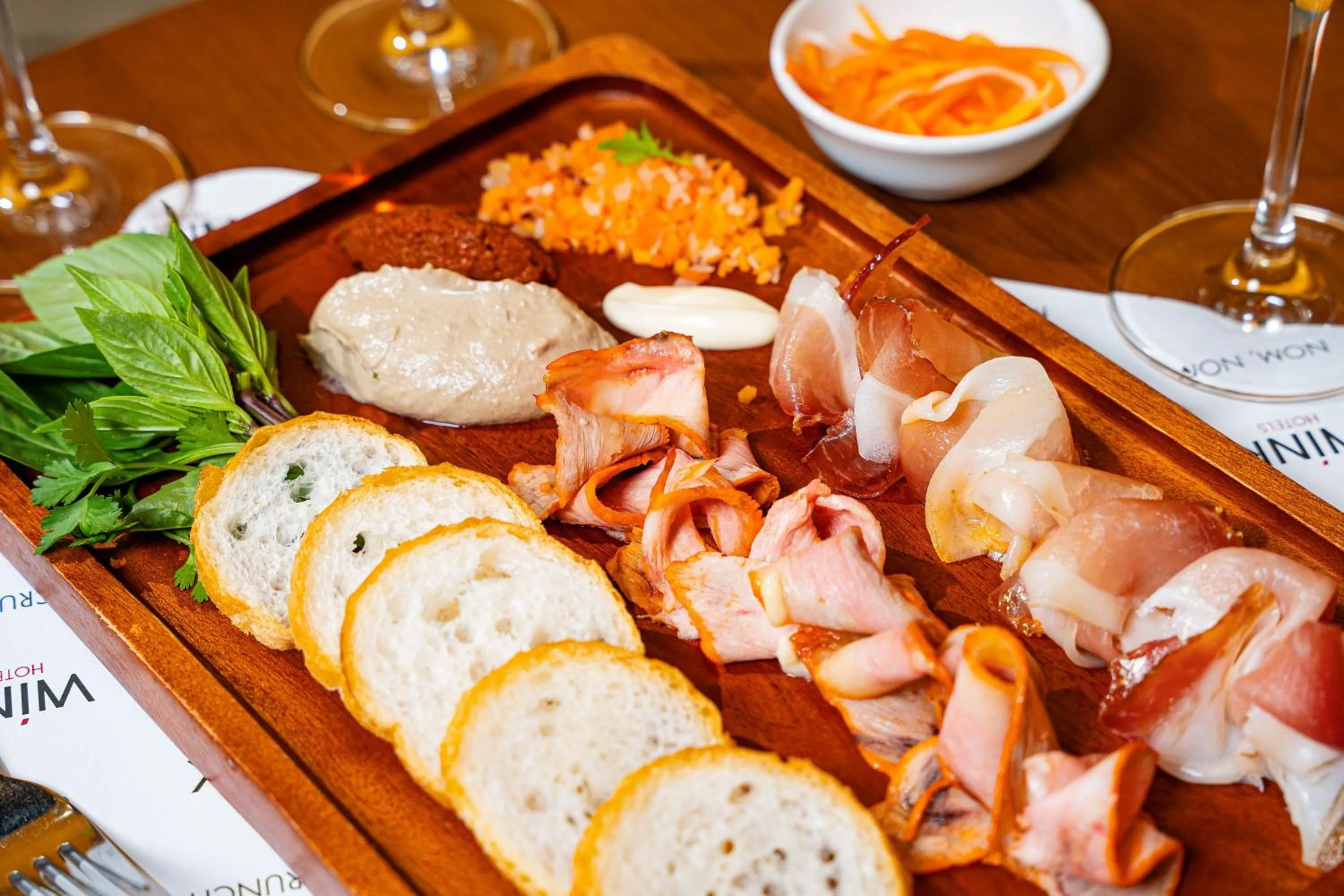 Food and drinks in Wink Saigon Centre, Unscripted by Hyatt