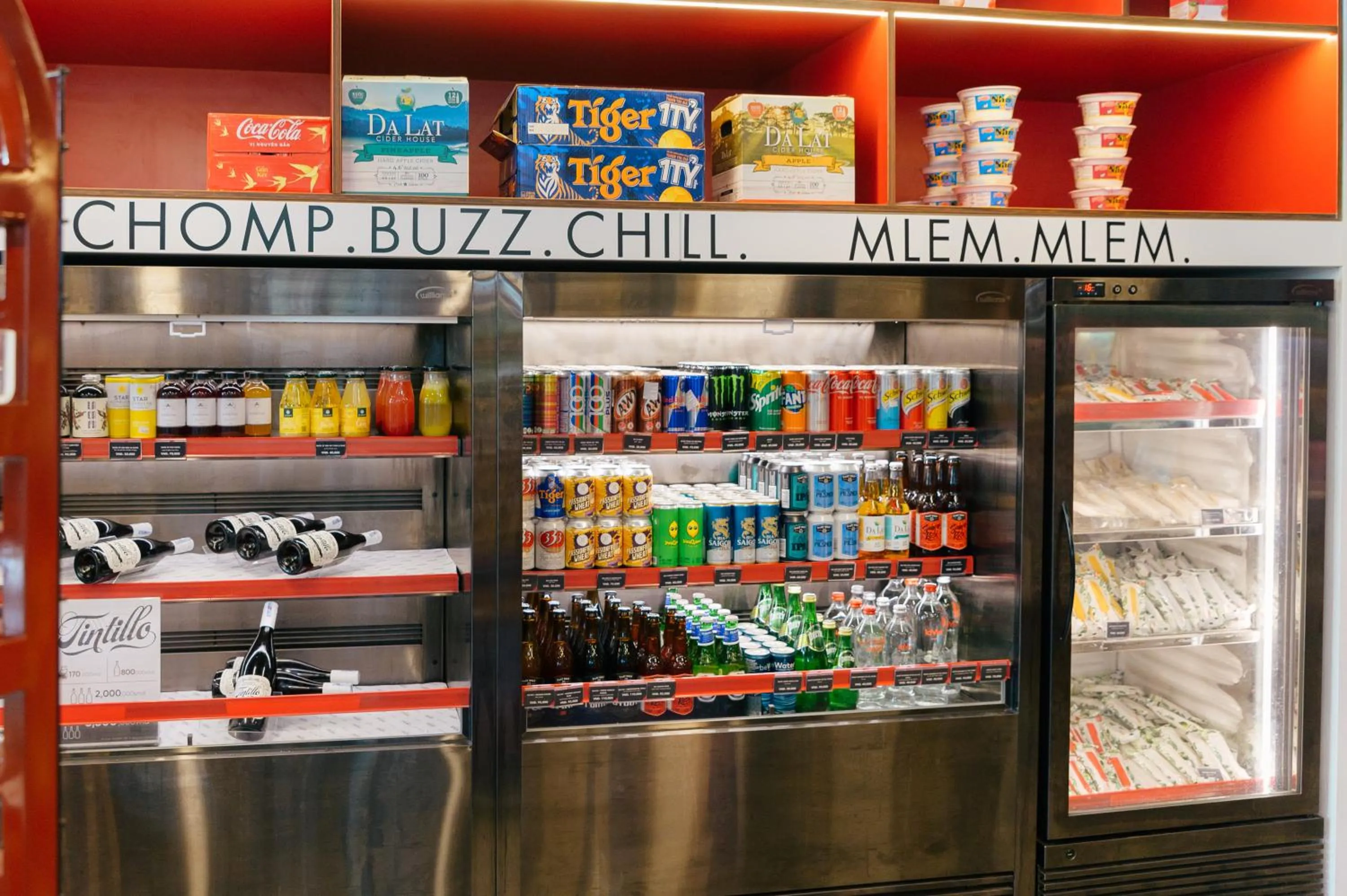 On-site shops in Wink Saigon Centre, Unscripted by Hyatt