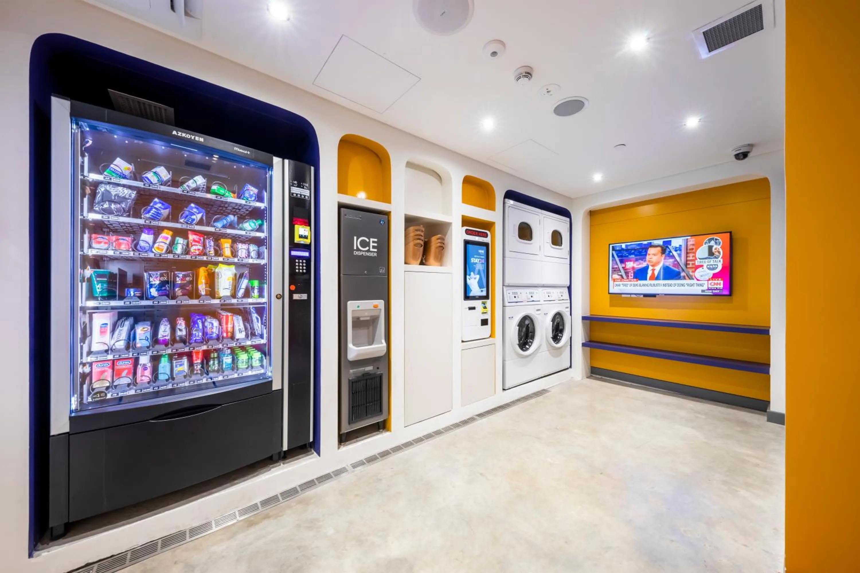 Communal lounge/ TV room in Wink Saigon Centre, Unscripted by Hyatt