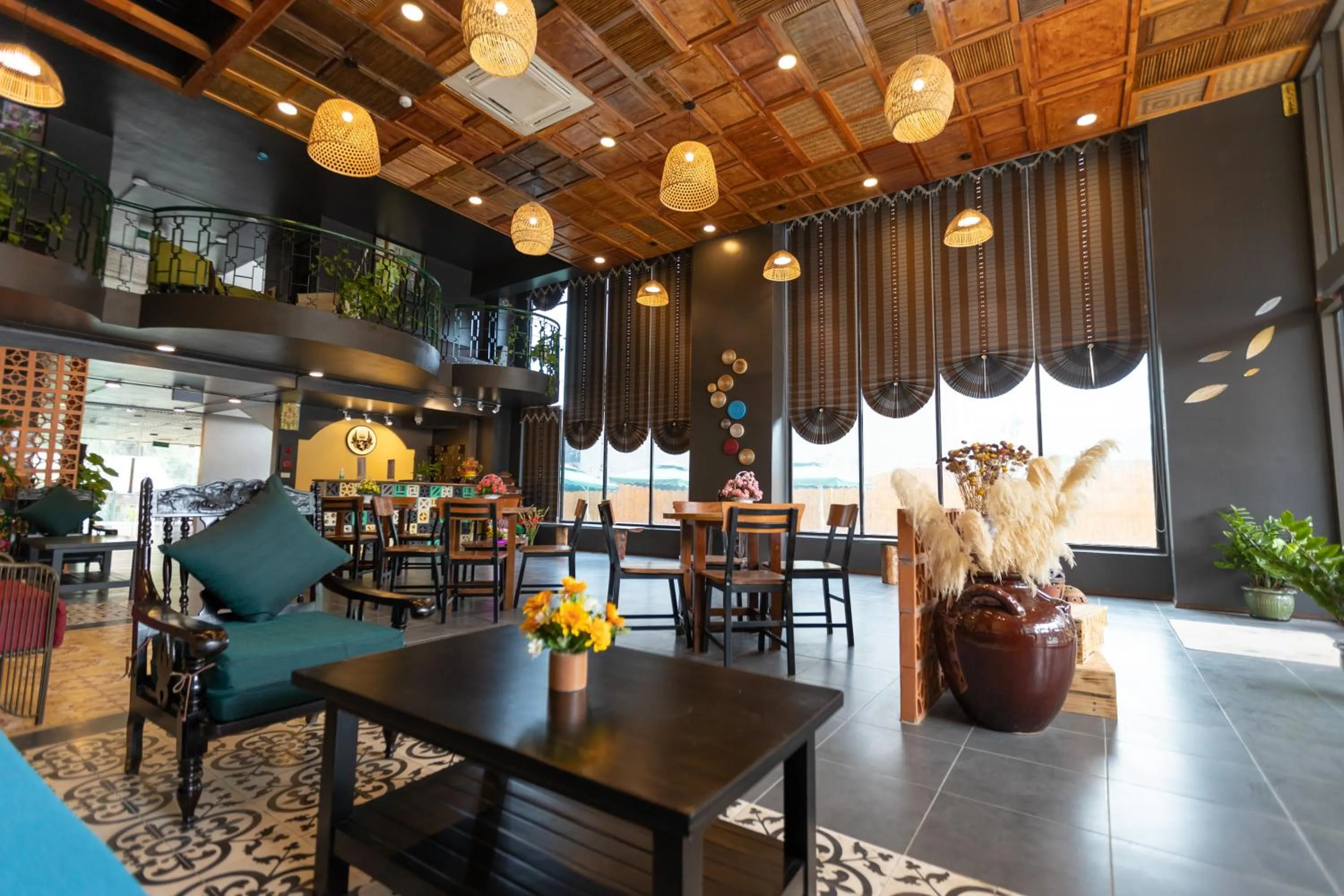 Communal lounge/ TV room in Tam Coc Lion Kings Hotel & Resort Ninh Binh