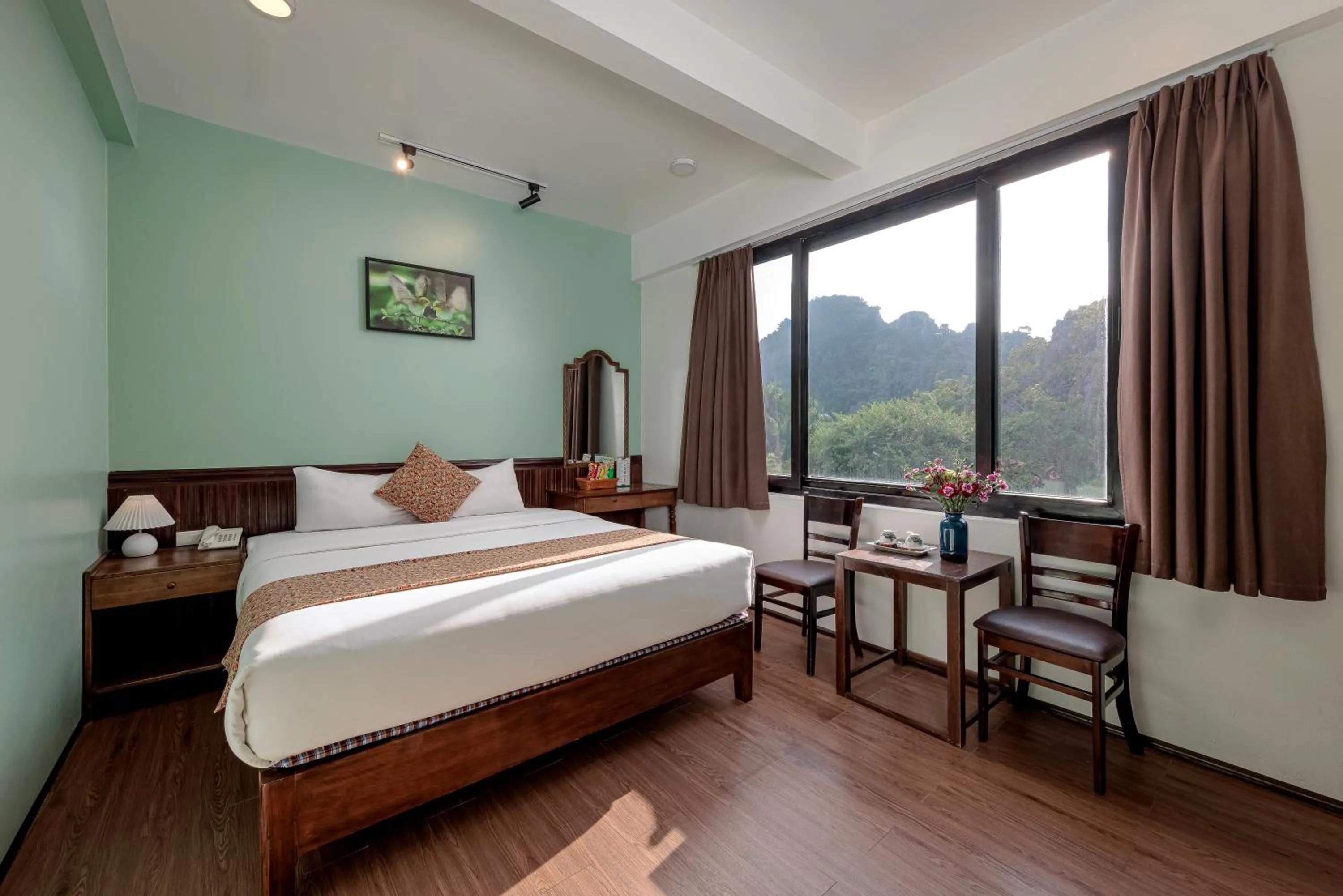 View (from property/room), Bed in Tam Coc Lion Kings Hotel & Resort Ninh Binh