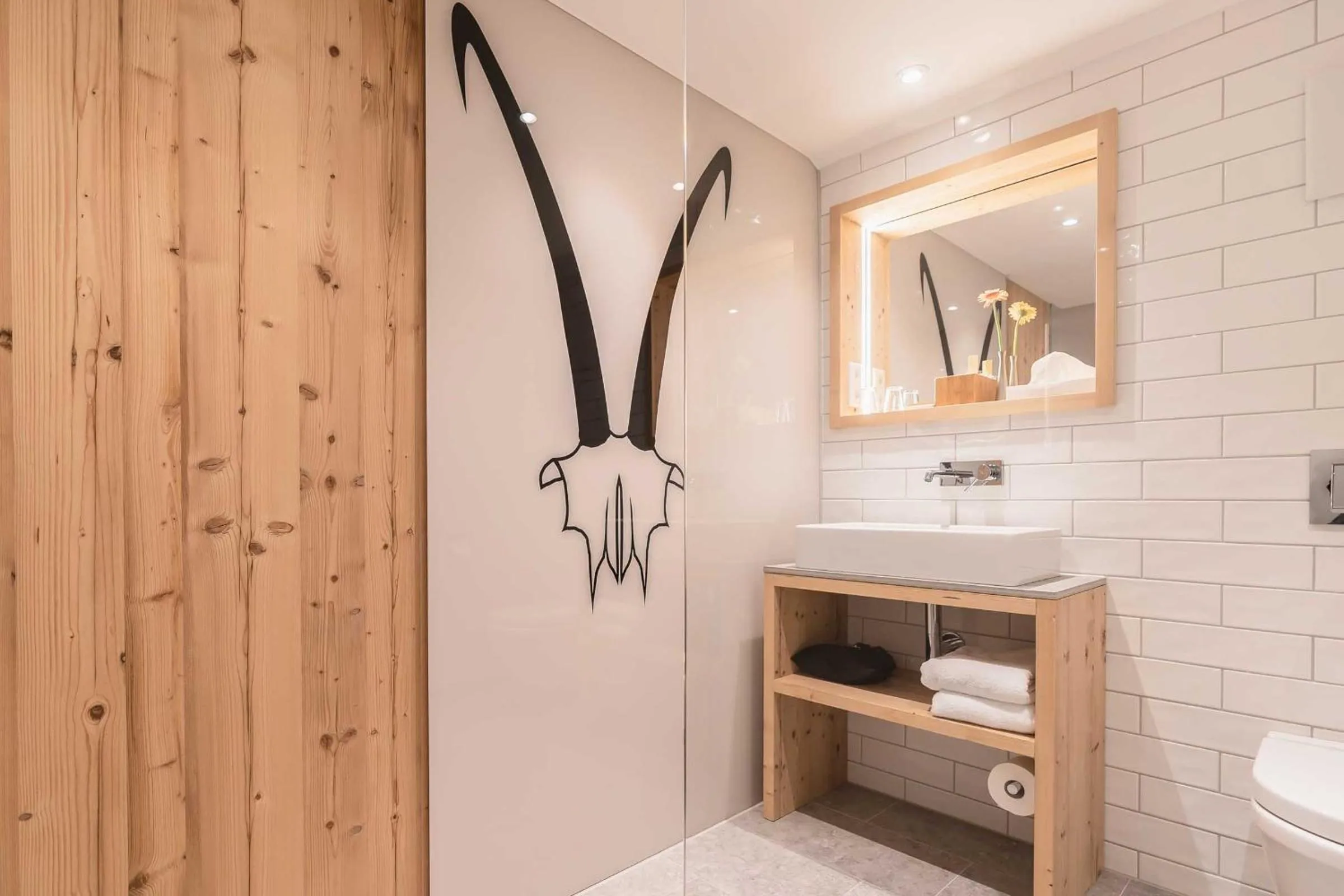 Bathroom in Hotel Blaue Gams ***S