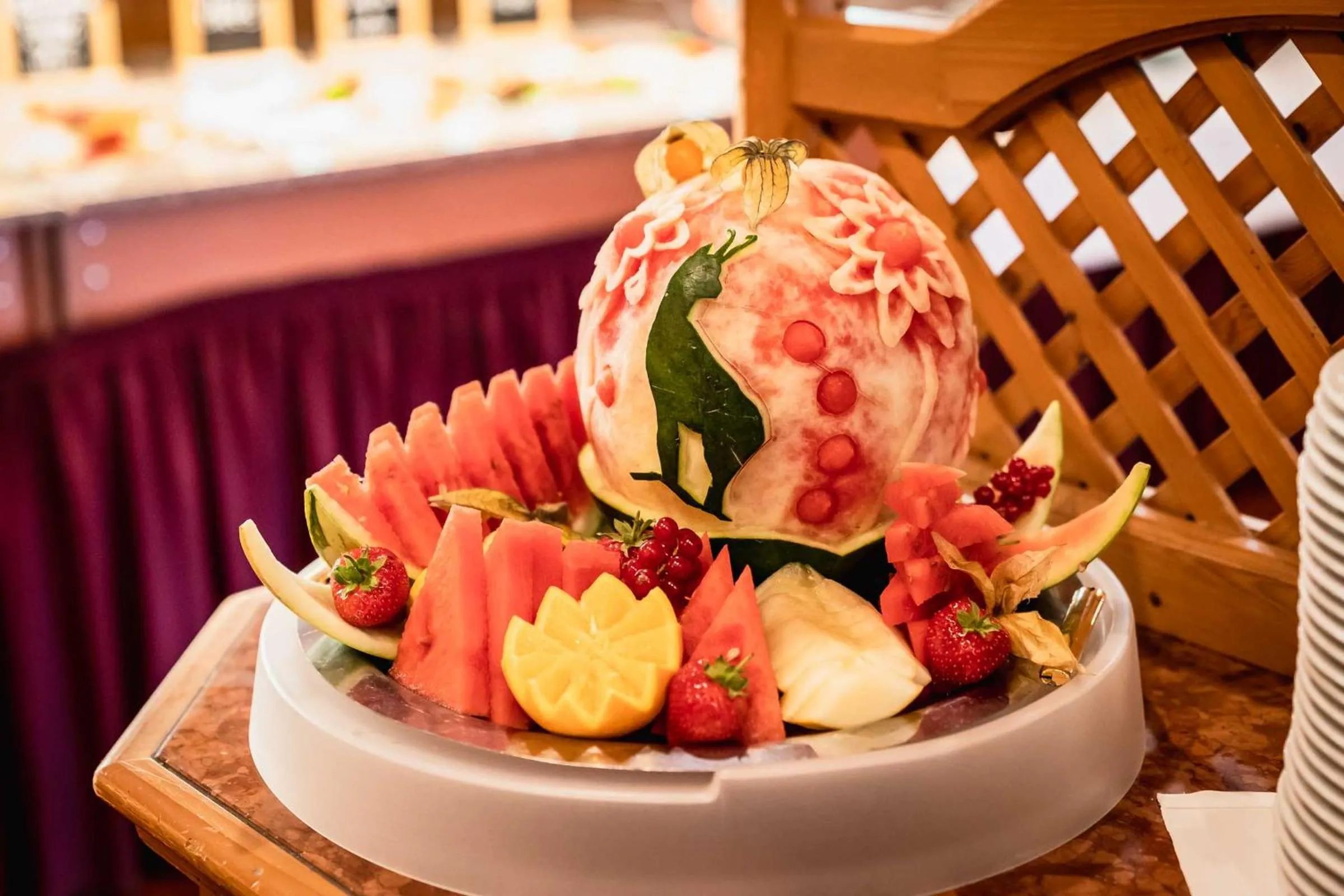 Buffet breakfast in Hotel Blaue Gams ***S