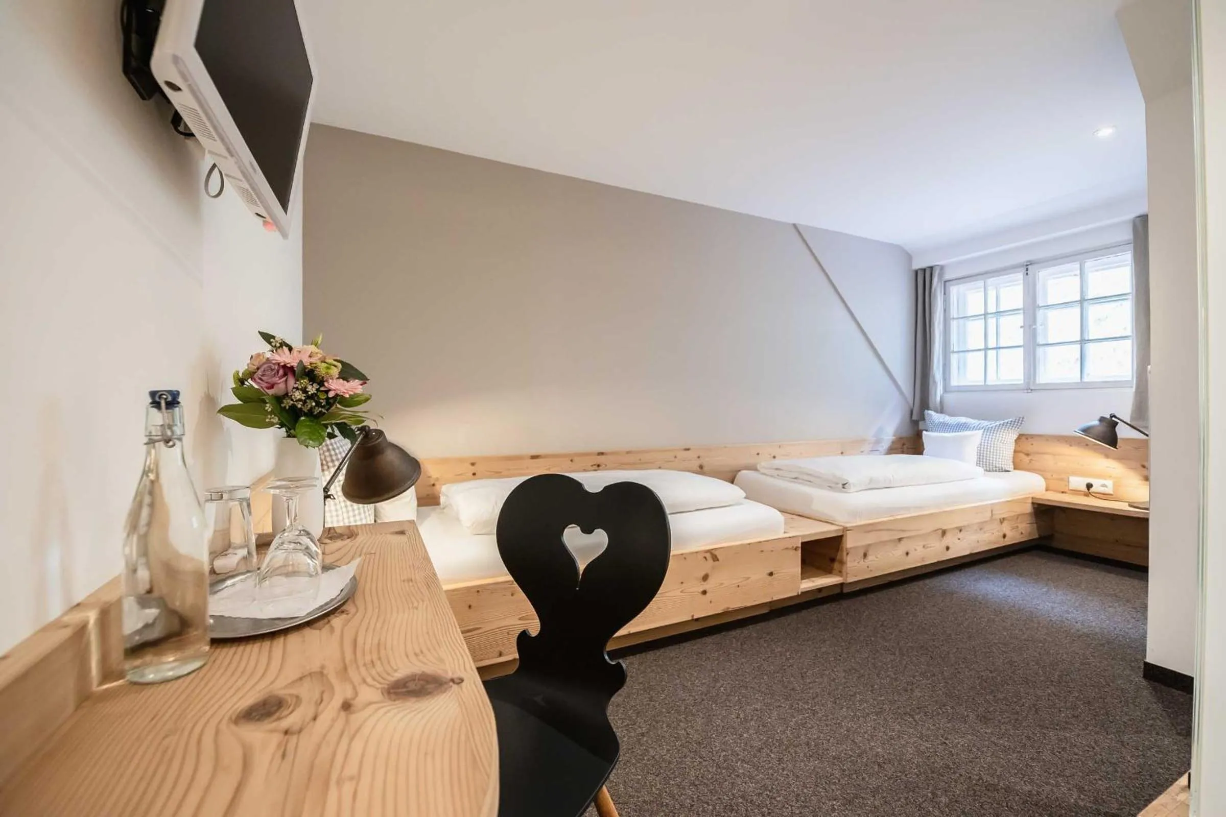 Bed in Hotel Blaue Gams ***S