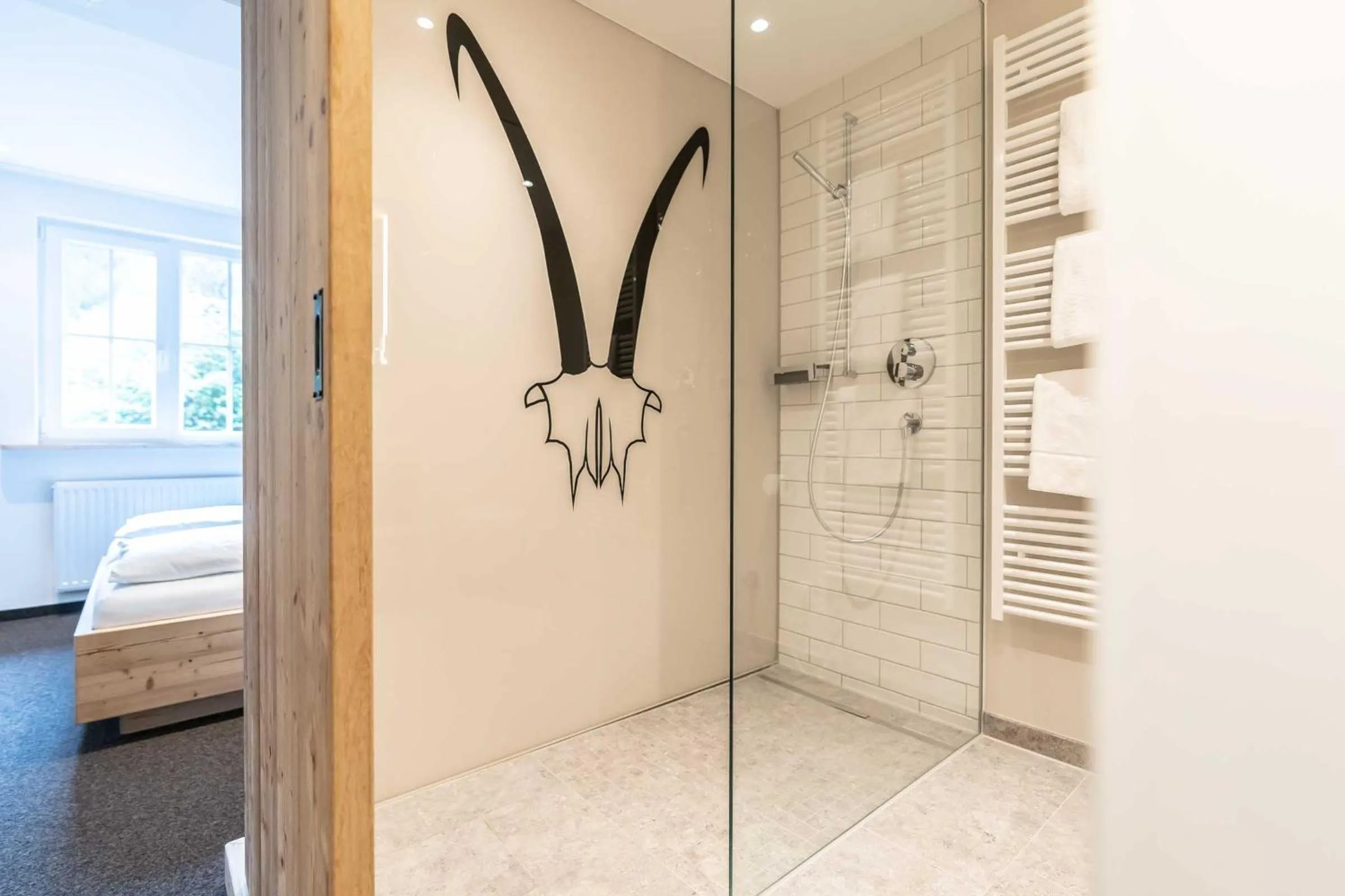 Bathroom in Hotel Blaue Gams ***S