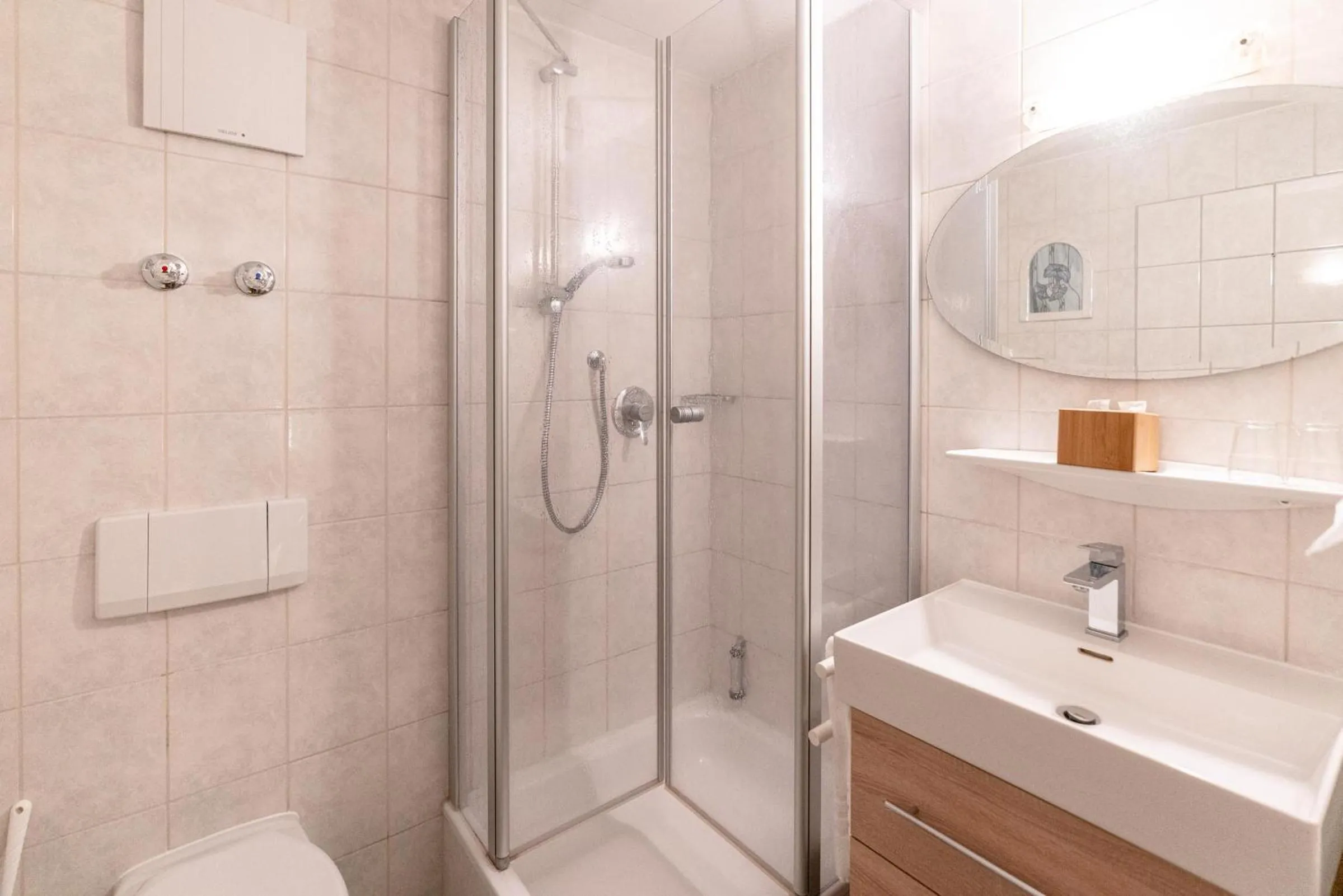 Shower in Hotel Blaue Gams ***S