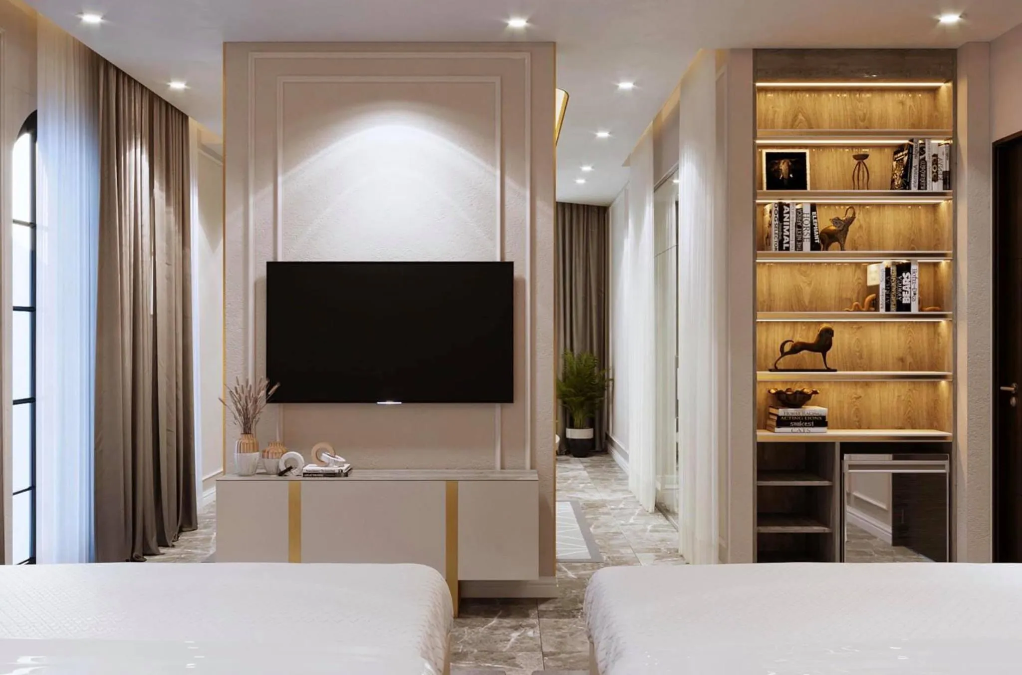 Bed in The wiltons hotel