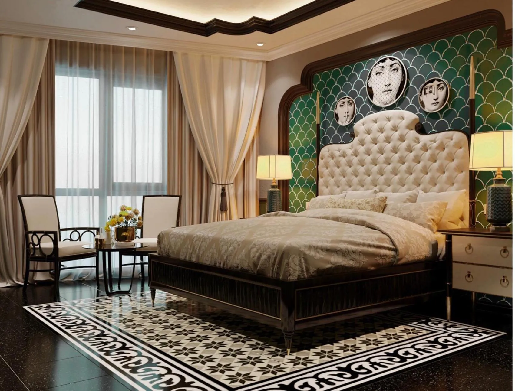 Bed in The wiltons hotel