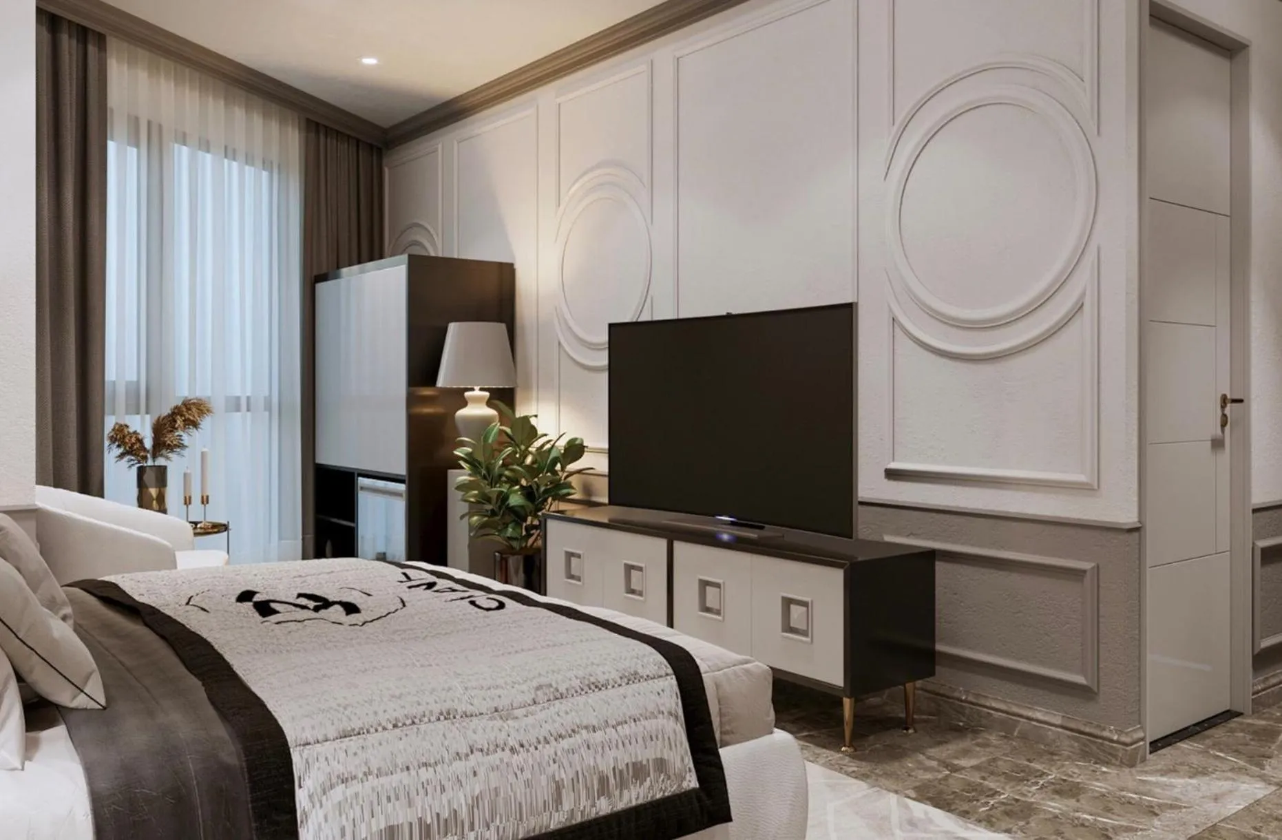 Bed in The wiltons hotel