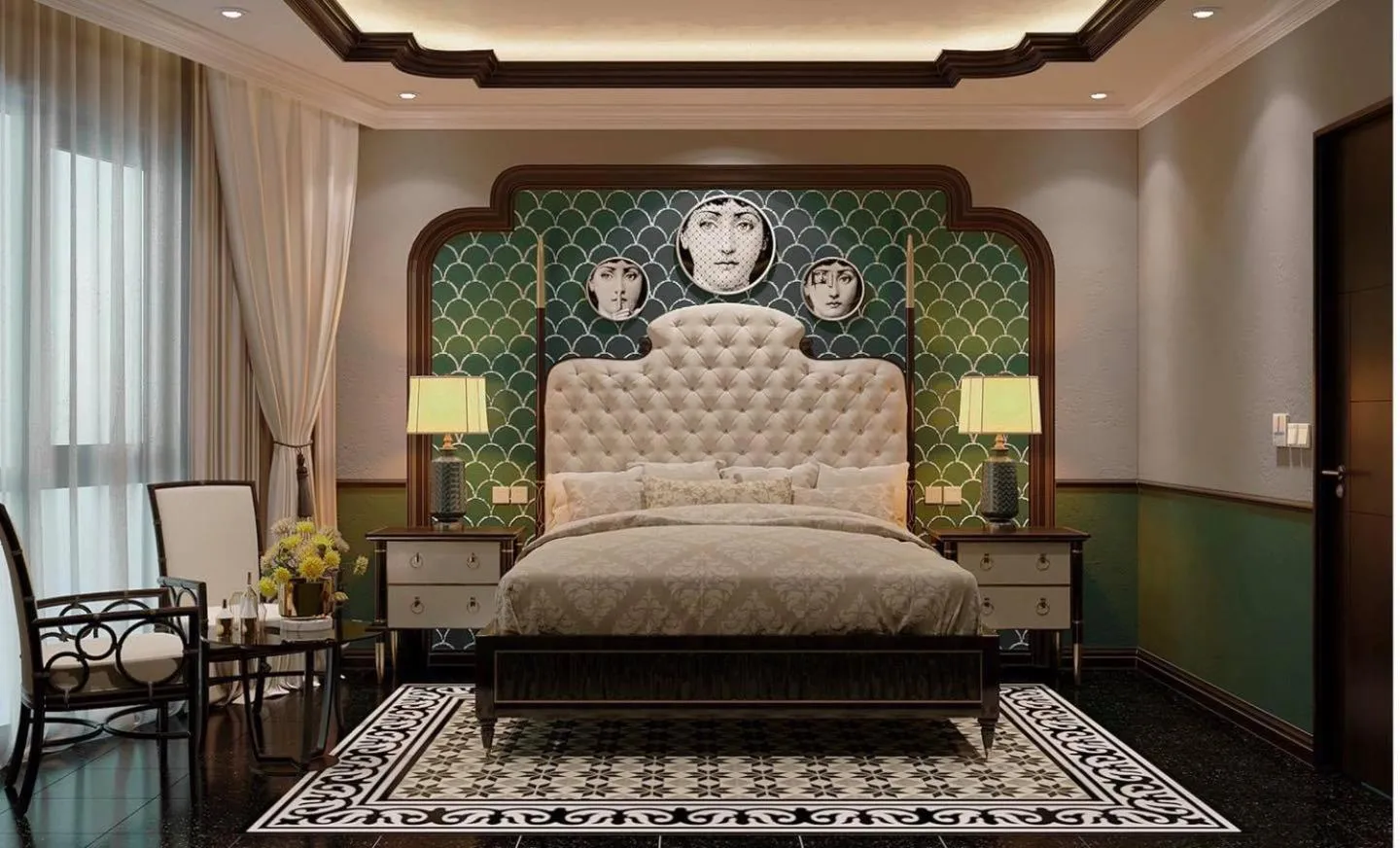 Bed in The wiltons hotel