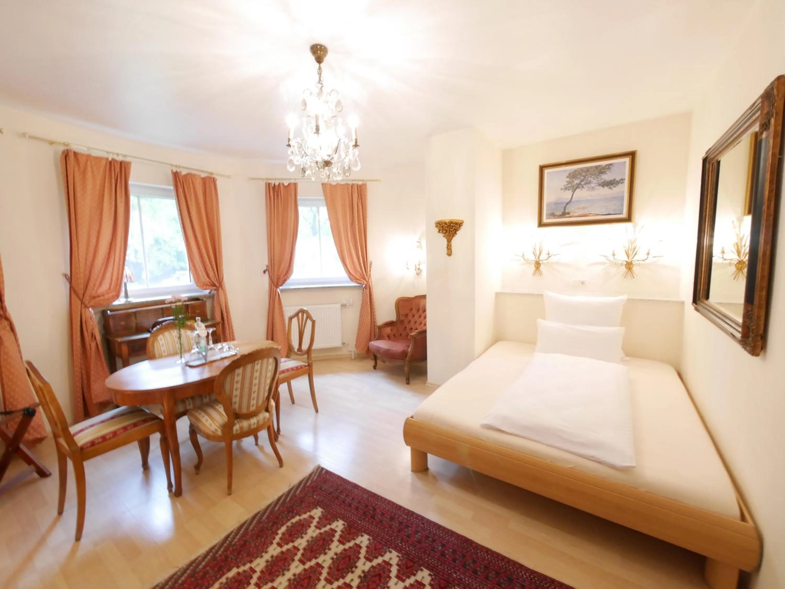 Bed in Hotel Rotdorn