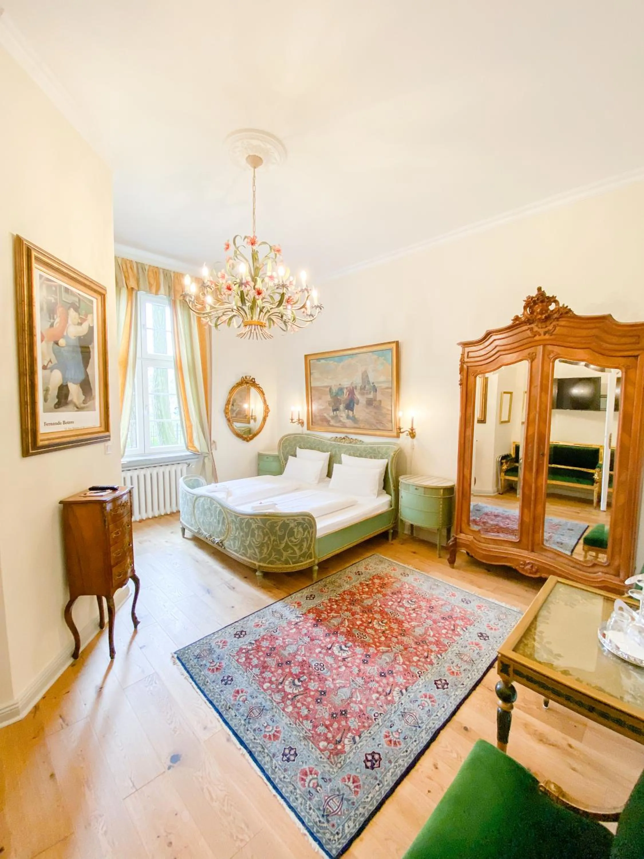 Bed in Hotel Rotdorn