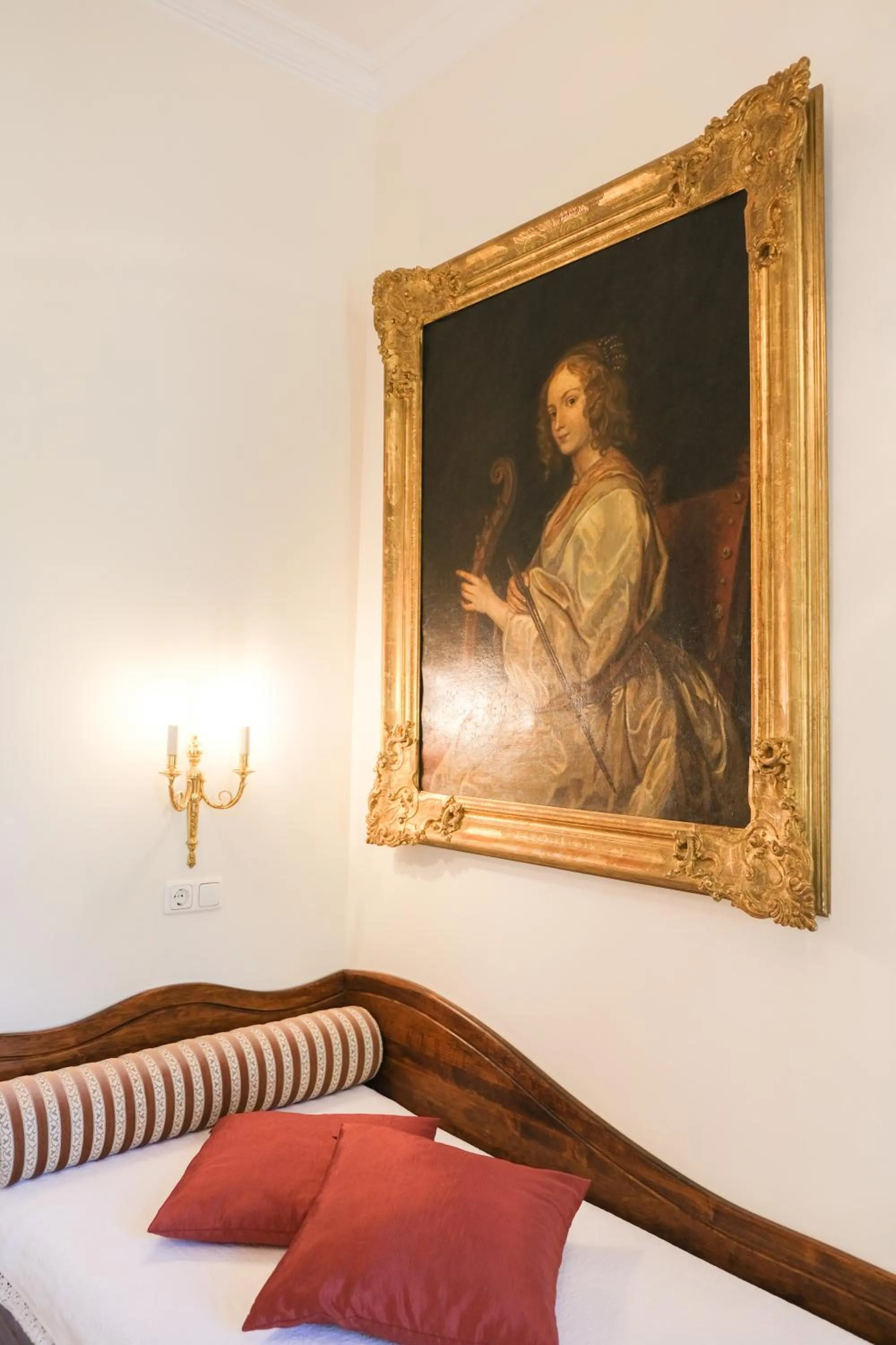 Bed in Hotel Rotdorn