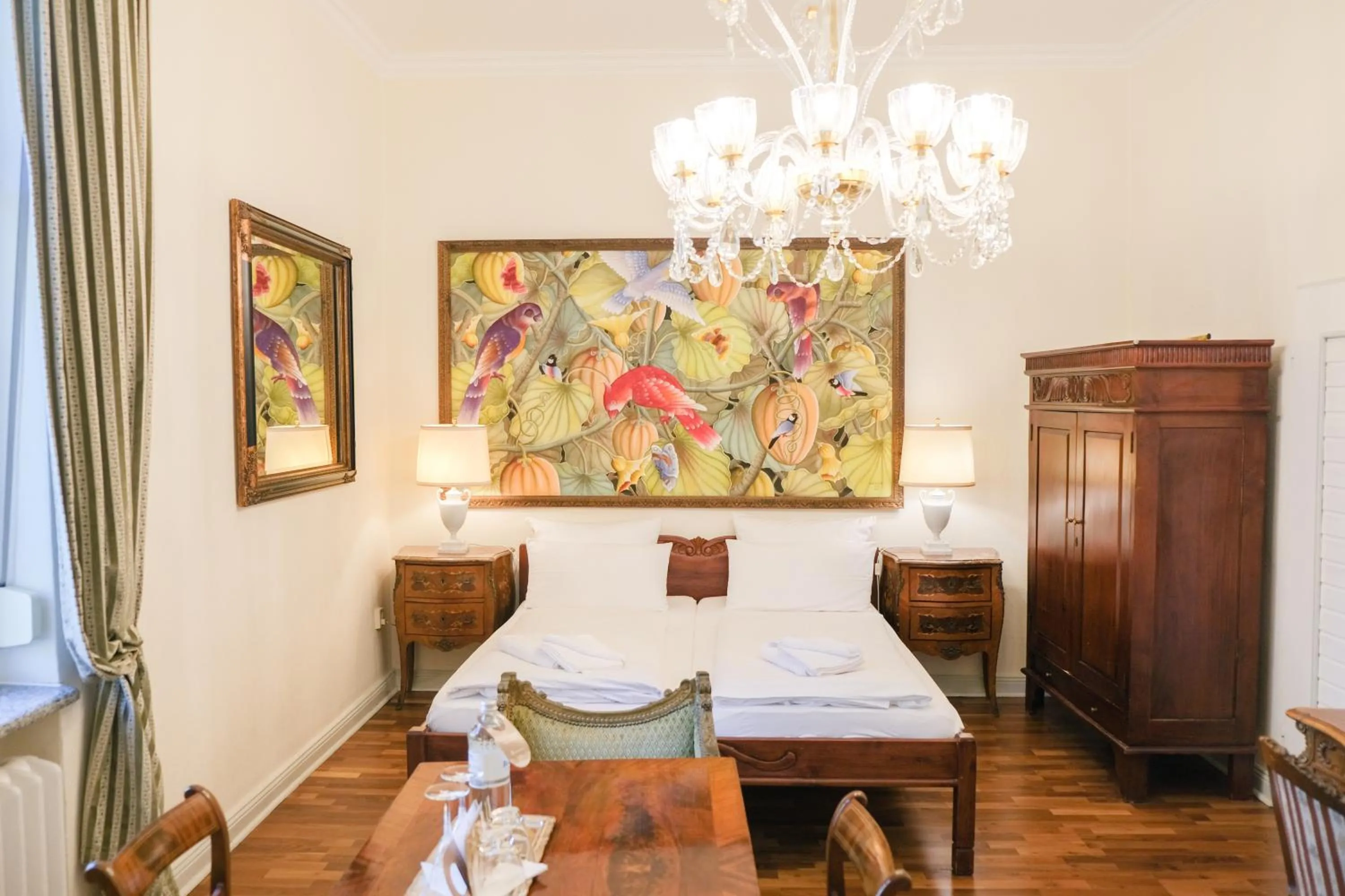 Bed in Hotel Rotdorn