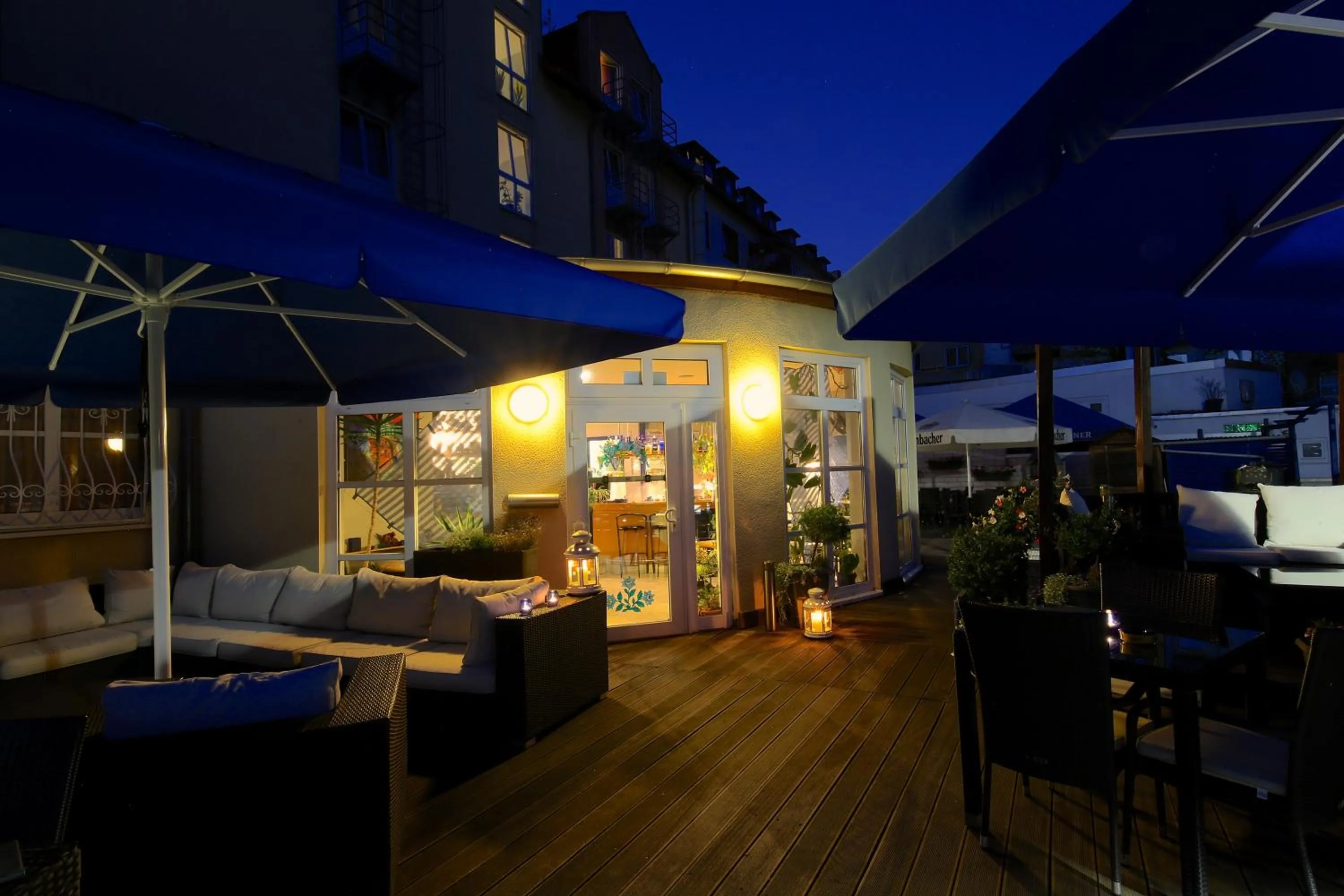 Patio in Hotel Chassalla