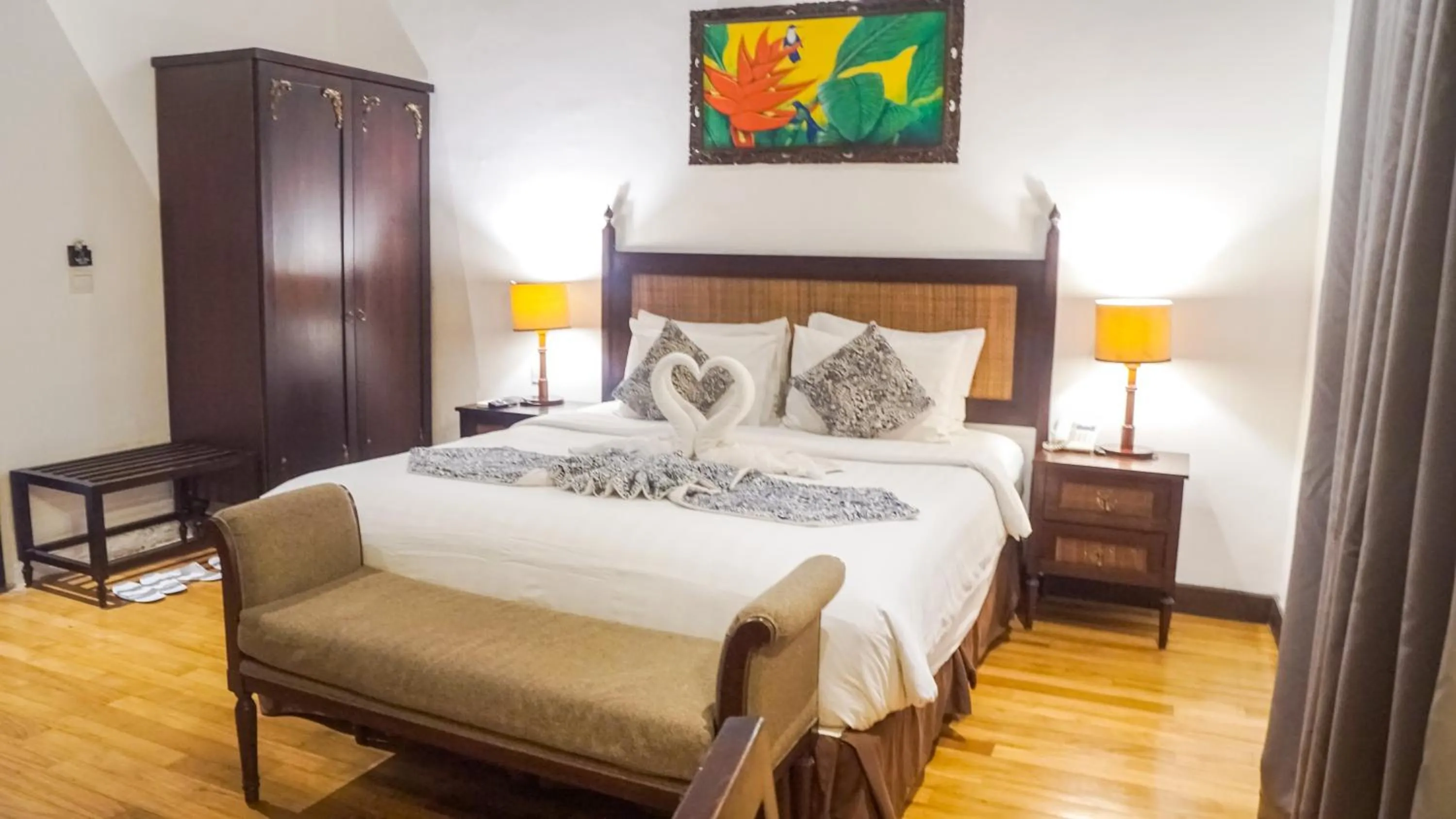 View (from property/room), Bed in Aldeoz Grand Kancana Villas Resort Bali