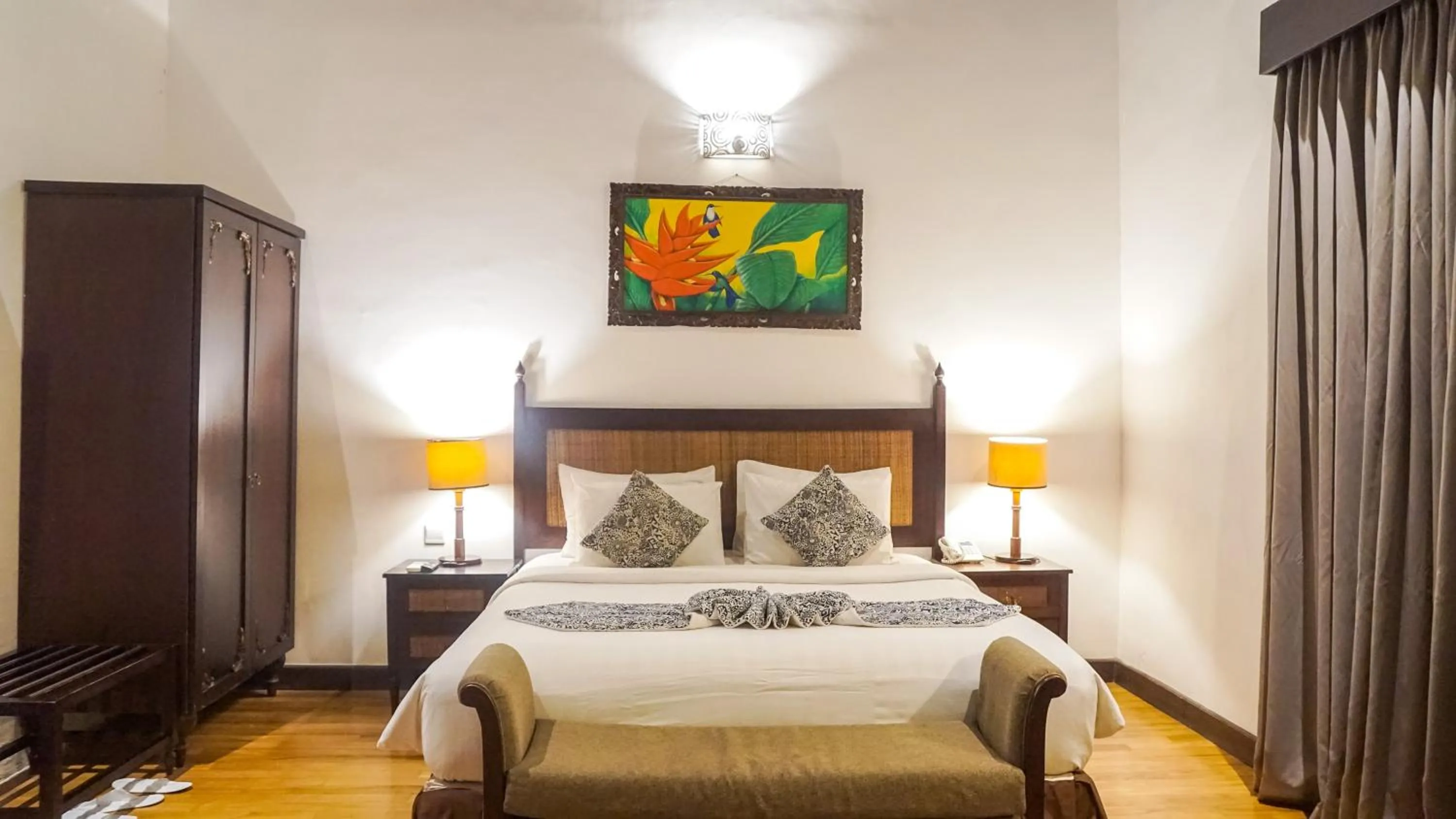 View (from property/room), Bed in Aldeoz Grand Kancana Villas Resort Bali