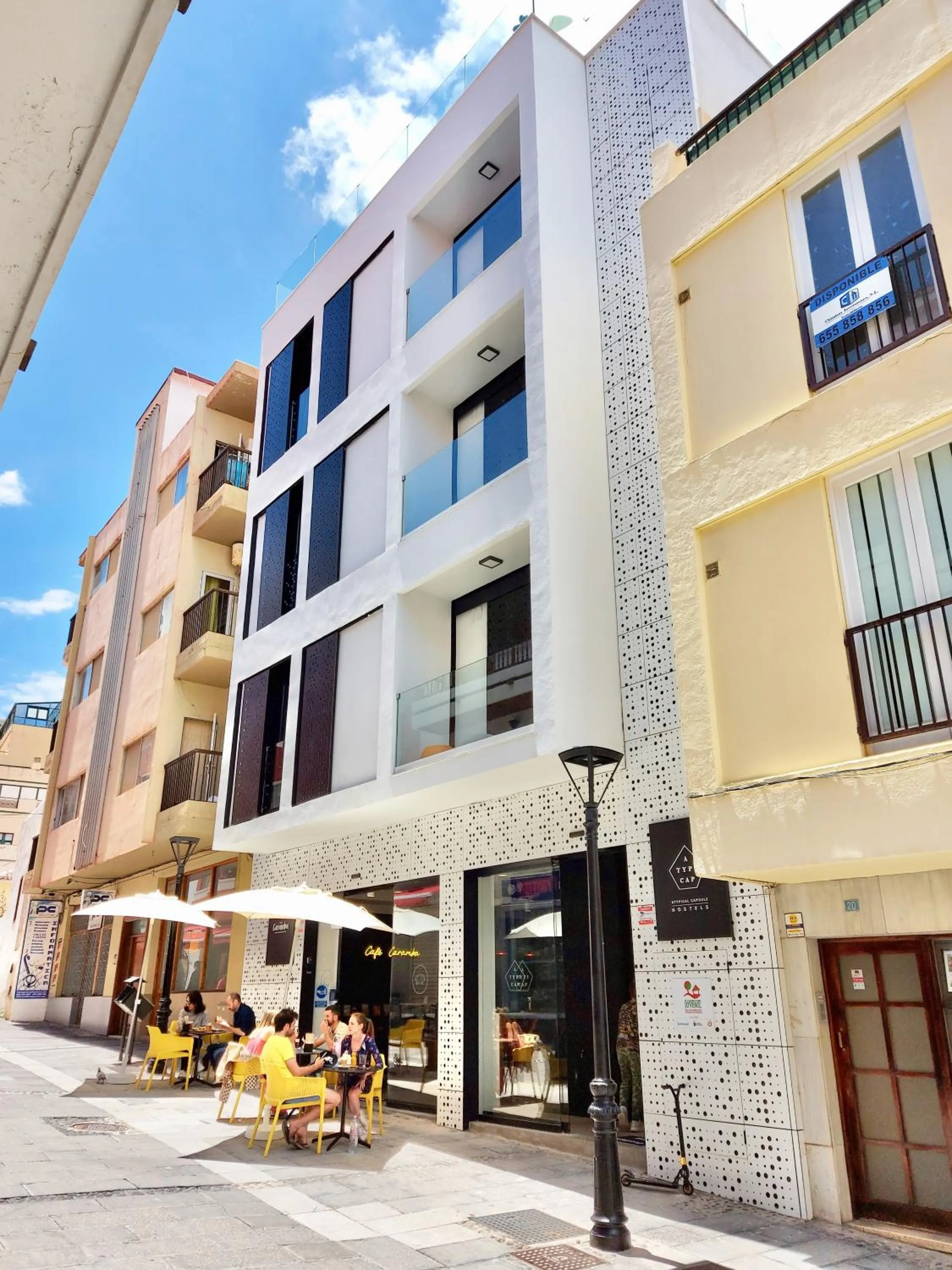 Property building in Atypicap Capsule Hostel