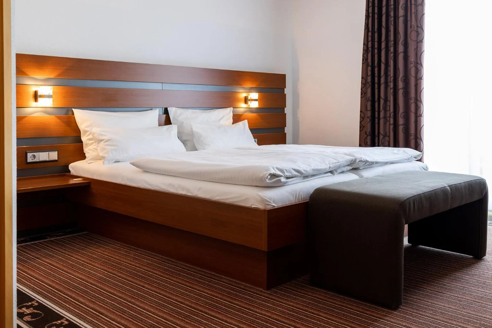 Photo of the whole room, Bed in Ringhotel sKreuz