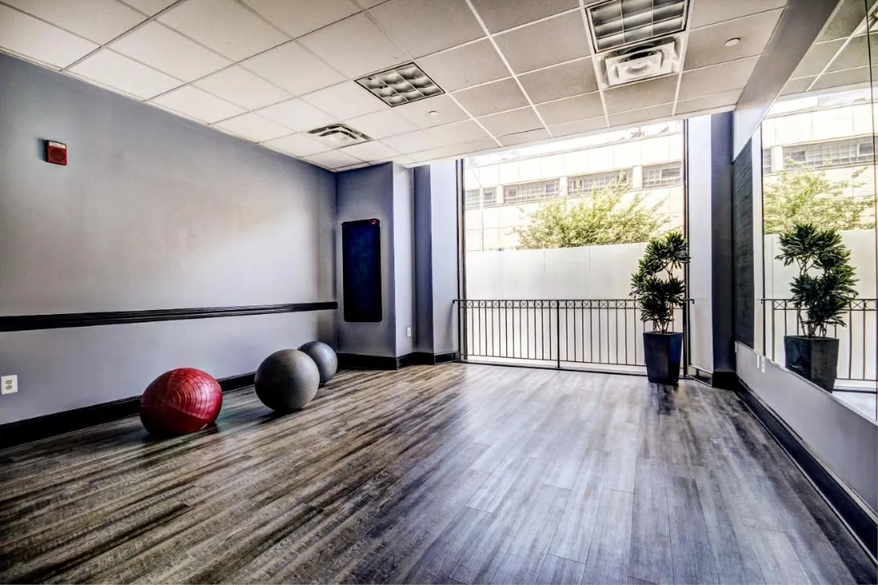 Fitness centre/facilities in Harbor apartments Free indoor Parking