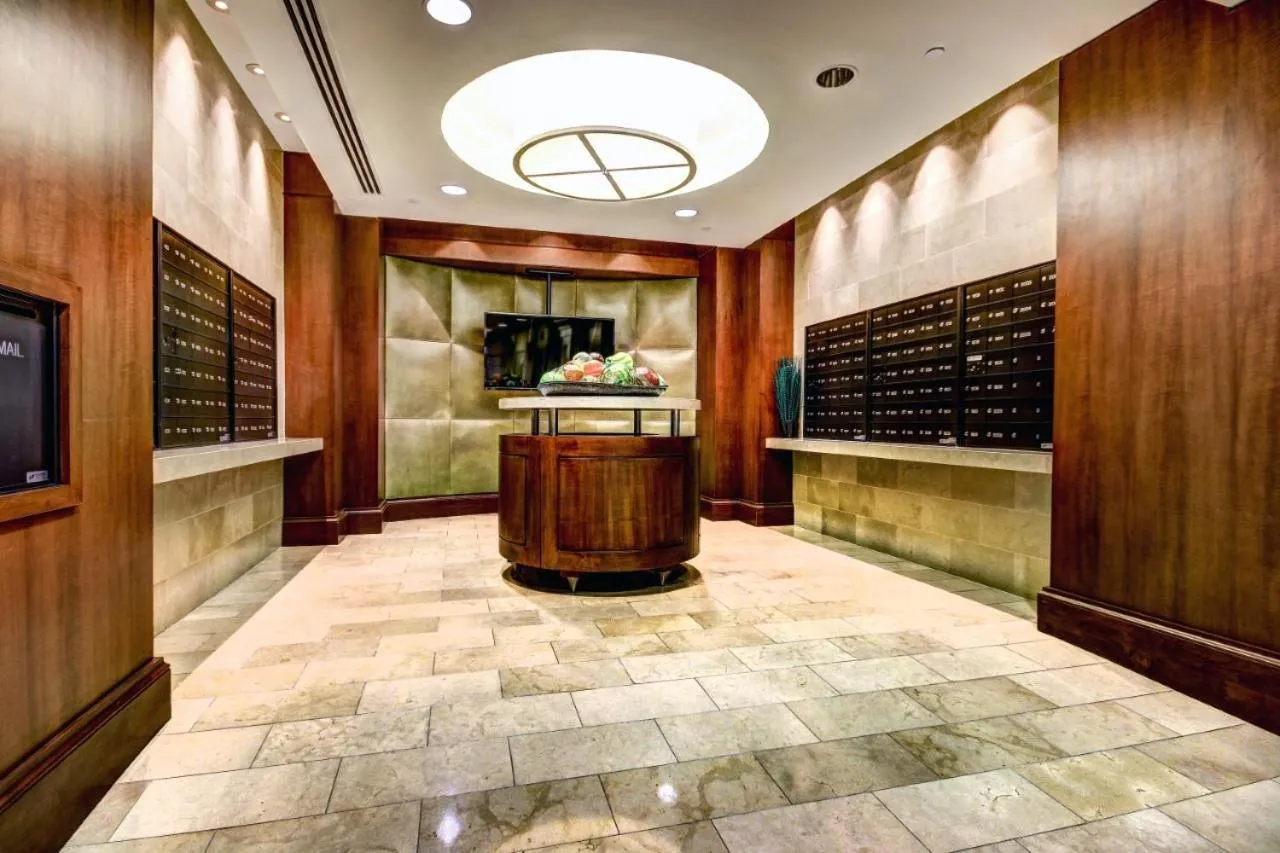 Patio in Harbor apartments Free indoor Parking