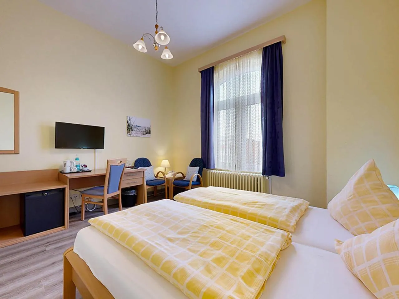 Bed in Hotel Graf Waldersee