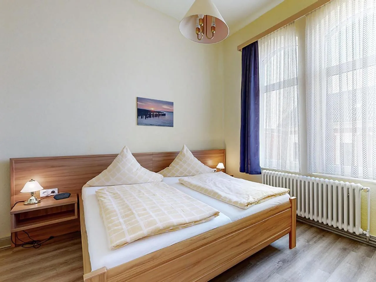 Bed in Hotel Graf Waldersee