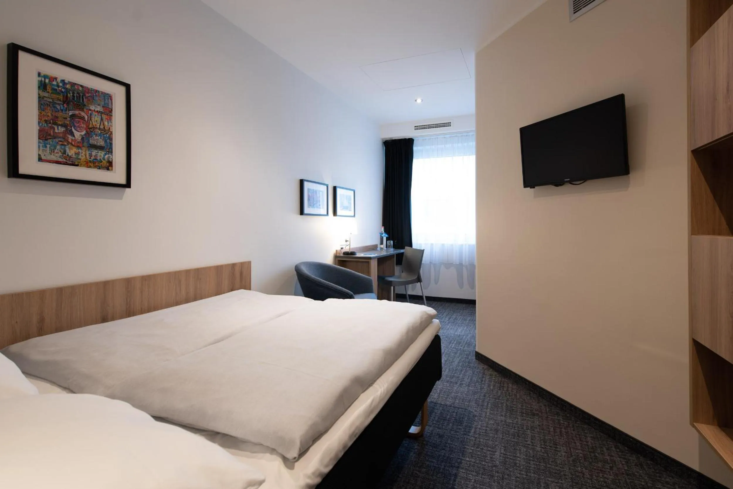 Bedroom, Bed in Egon Hotel Hamburg City