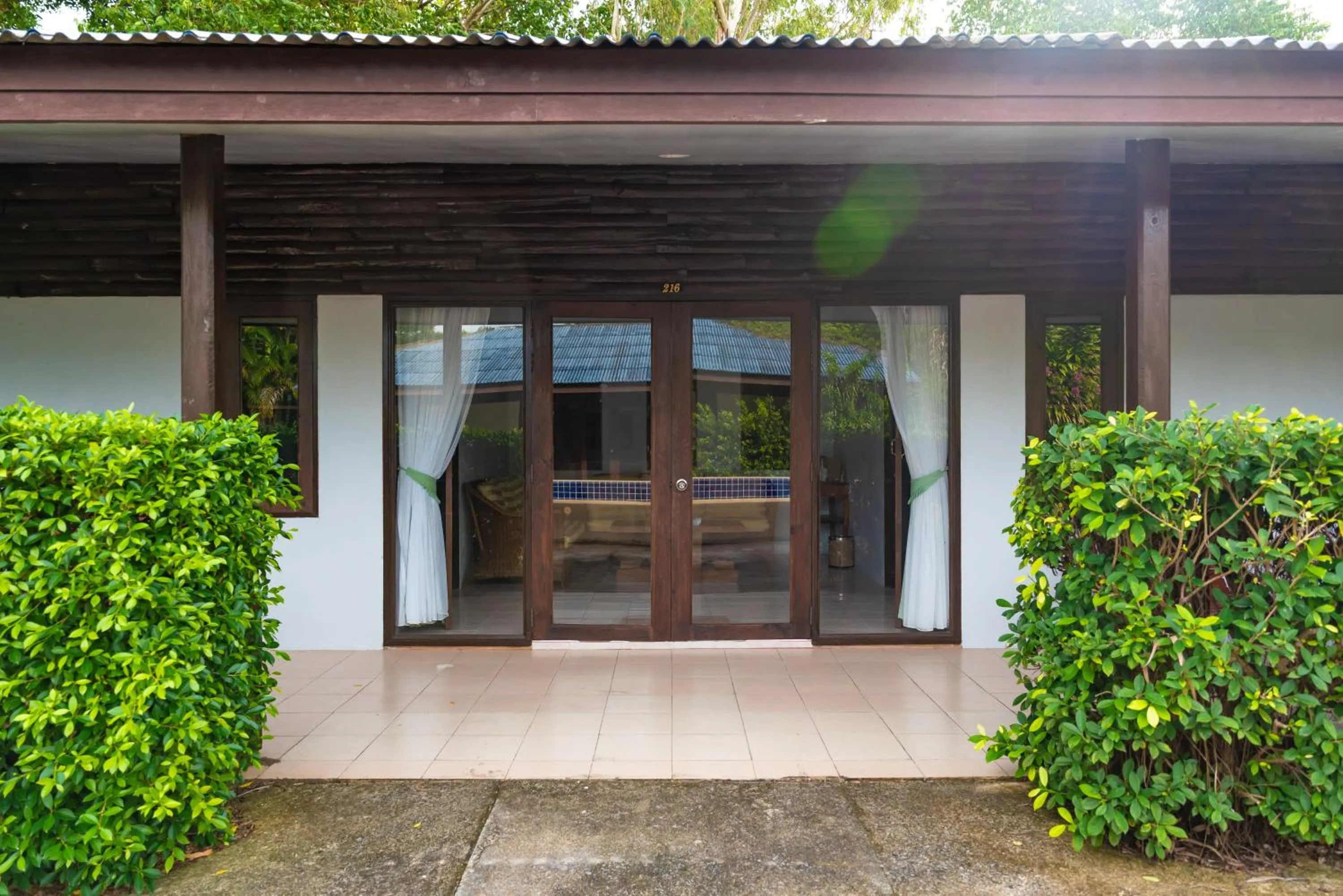 Patio in Satva Samui Yoga and Wellness Resort