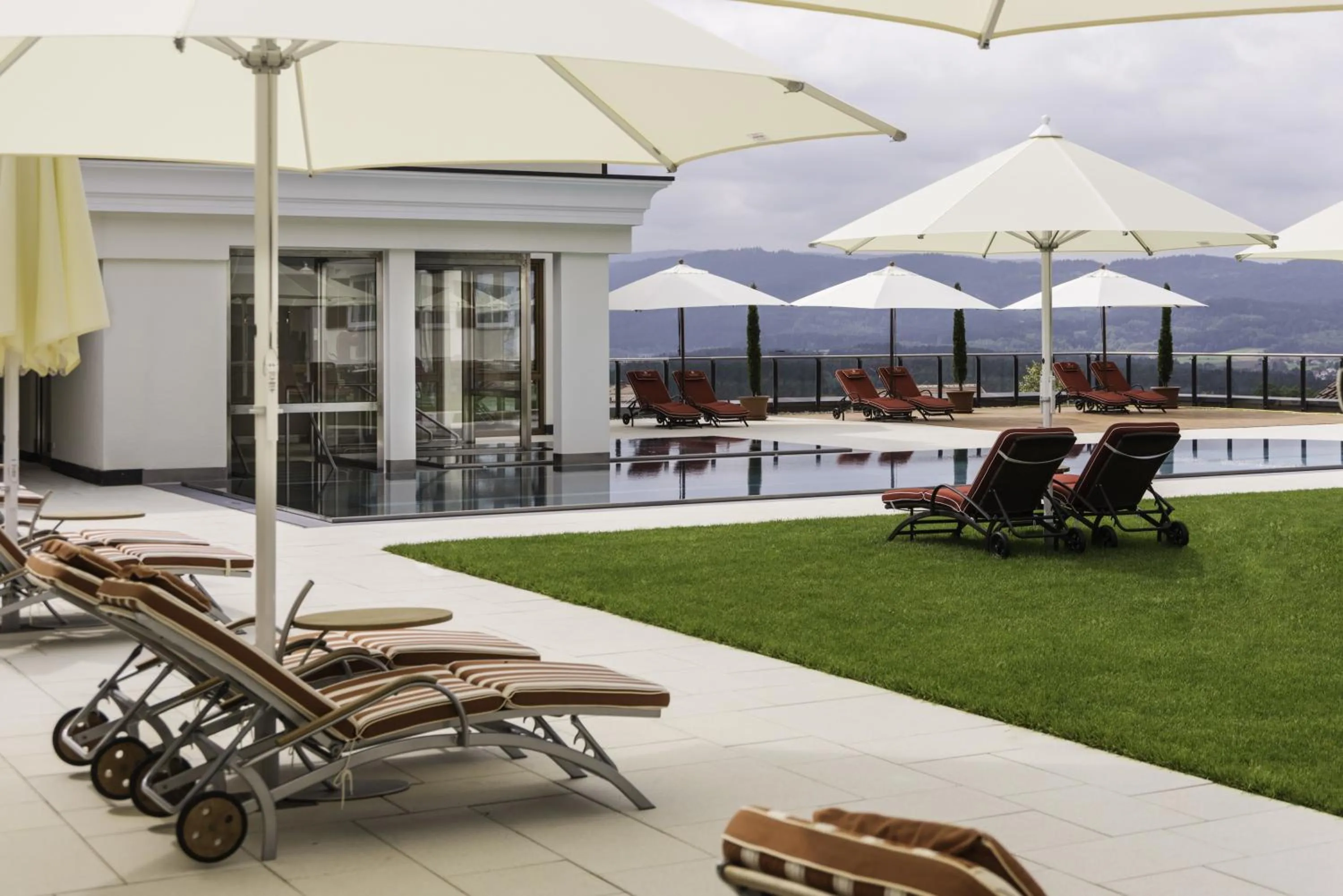 Swimming pool in Wellnesshotel Oswald